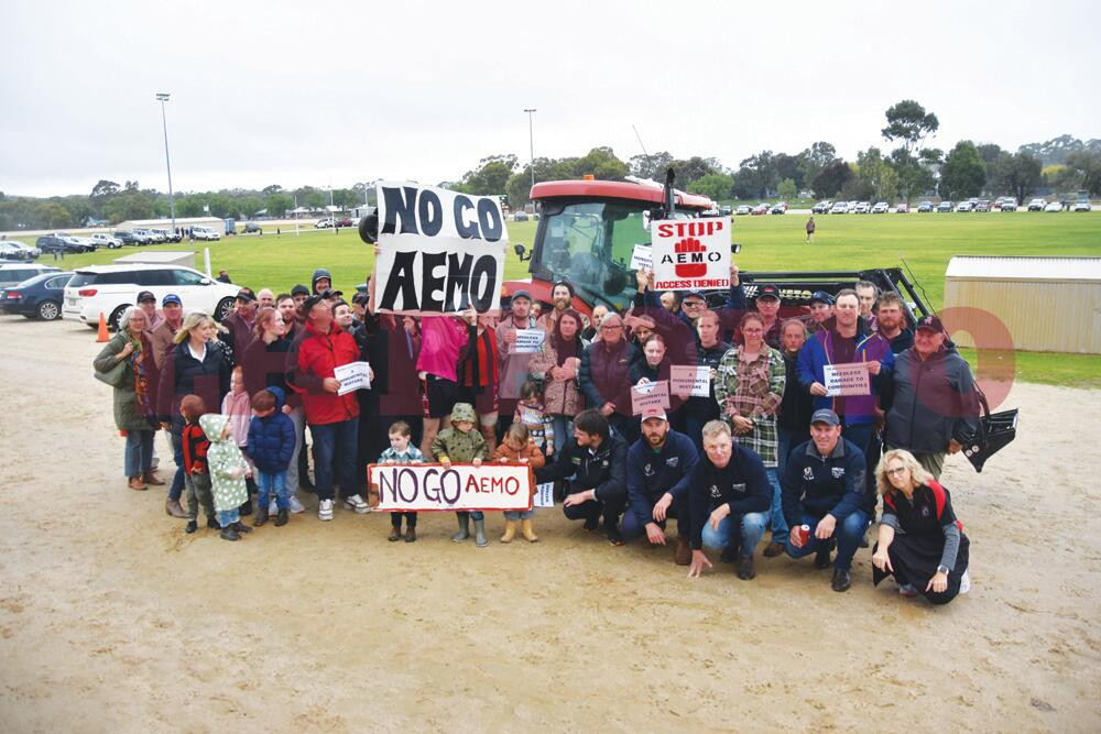 The first tractor protest at Wedderburn in May 2023. LH PHOTO