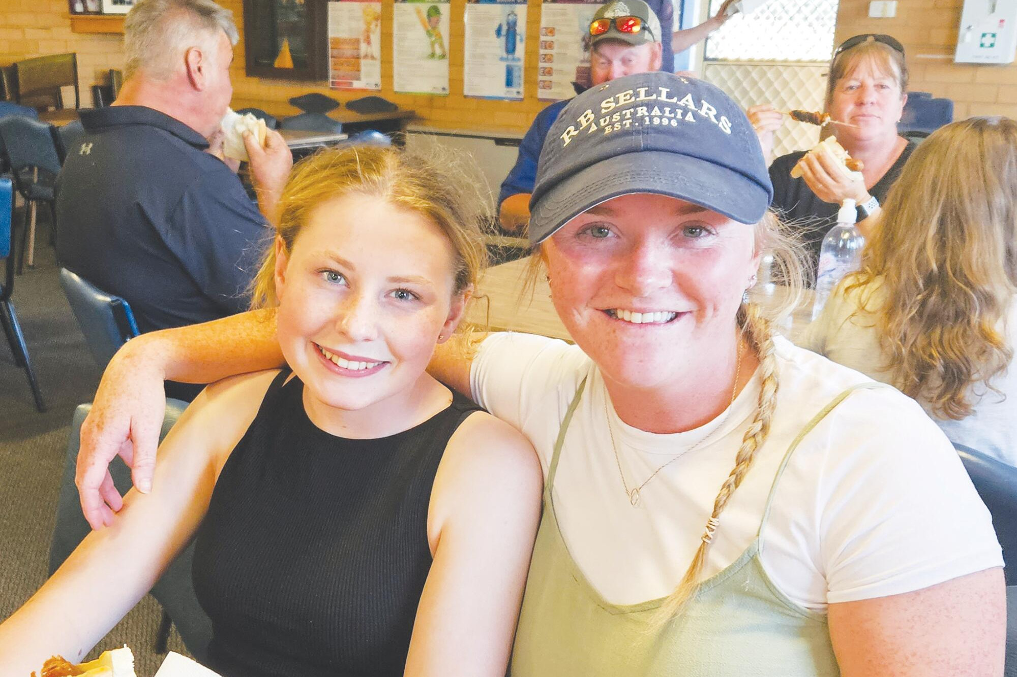 MATES program participant Eloise Walters with her mentor Karly Mitchell.