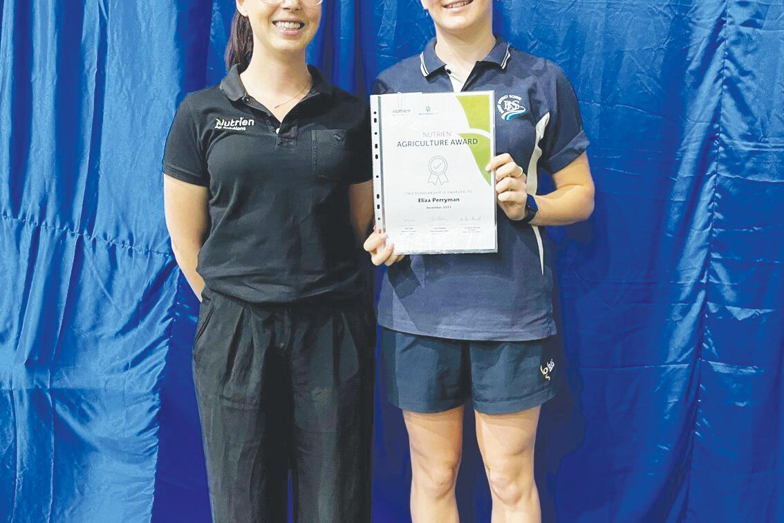 Nutrien’s Teagen Welsh and Eliza Perryman