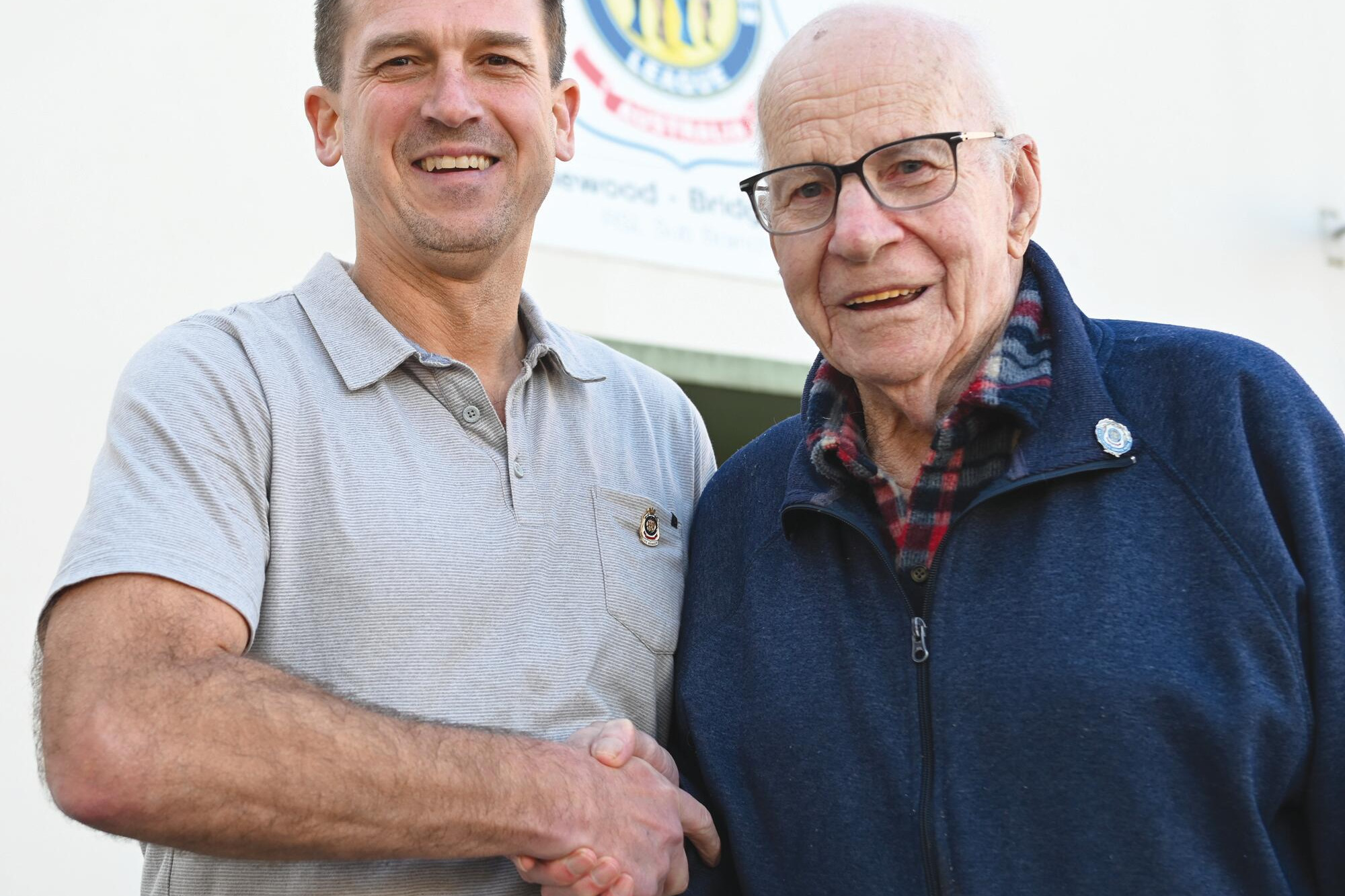 Michael Hobson and Arthur Alsop. LH PHOTO