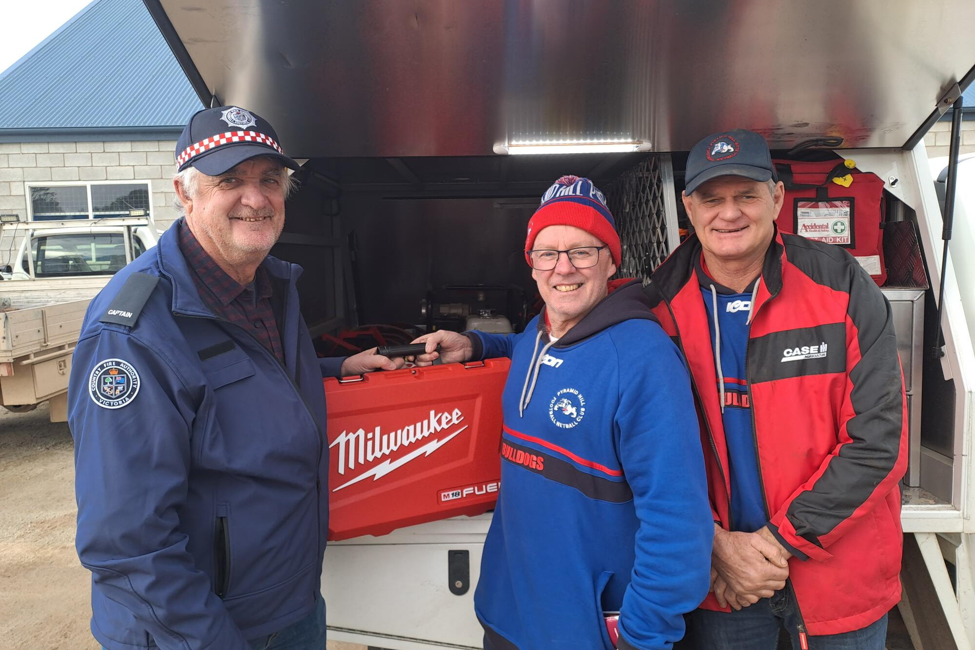 Steve Mann, Geoff Hickmott and Bruce Moon