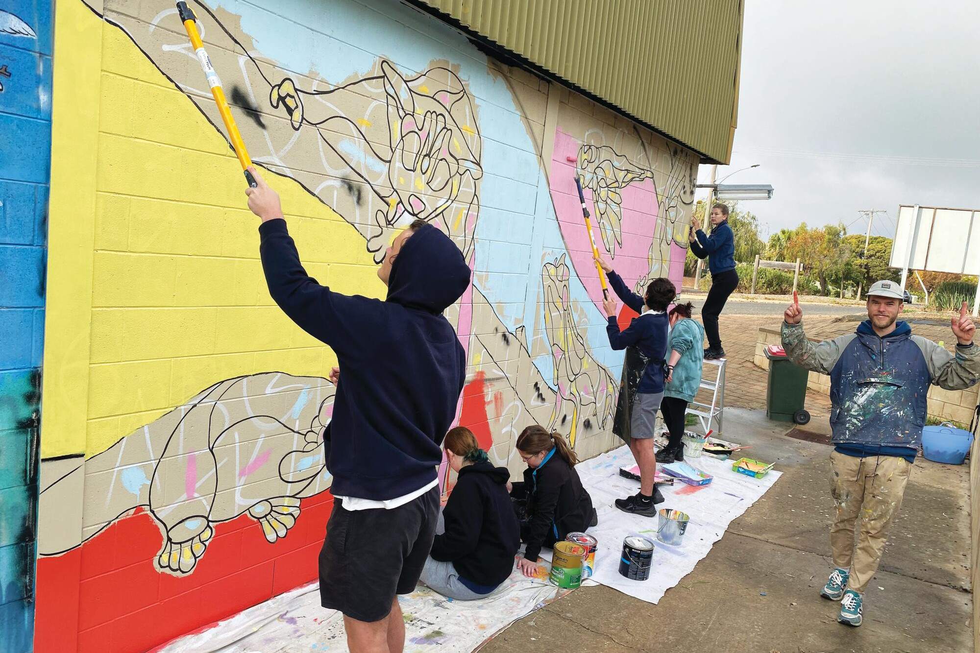 Lukas, students craft stunning mural - feature photo