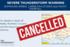Warning cancelled - feature photo