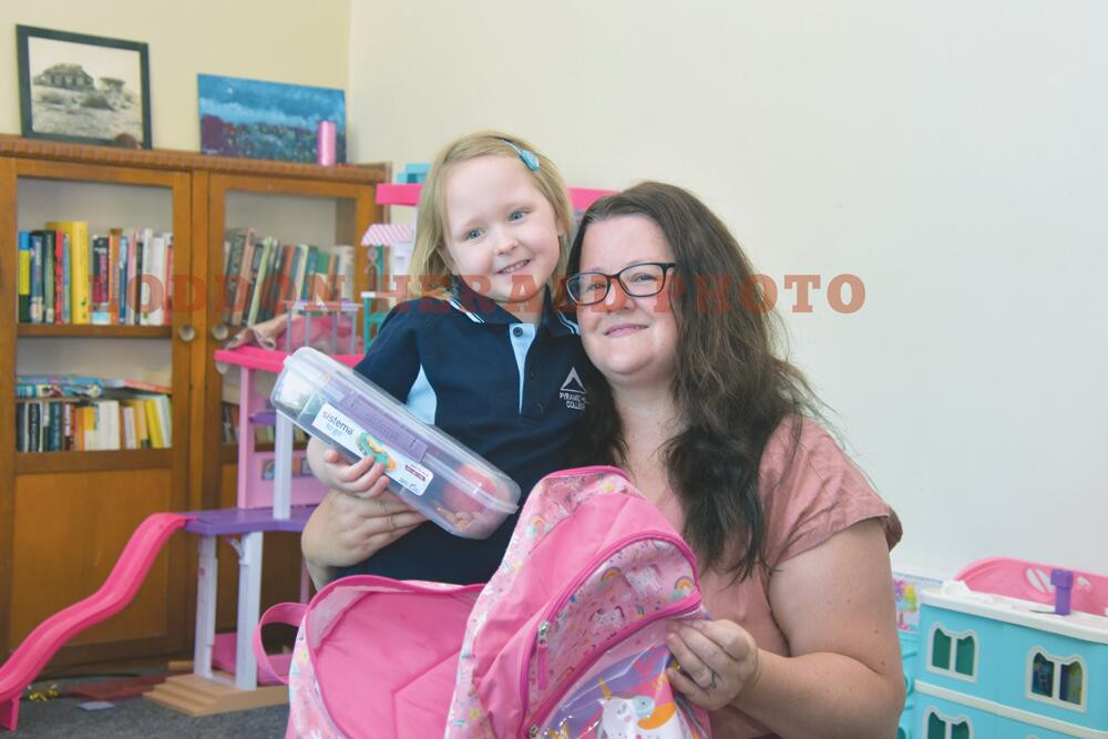 Amelia ready for school - feature photo