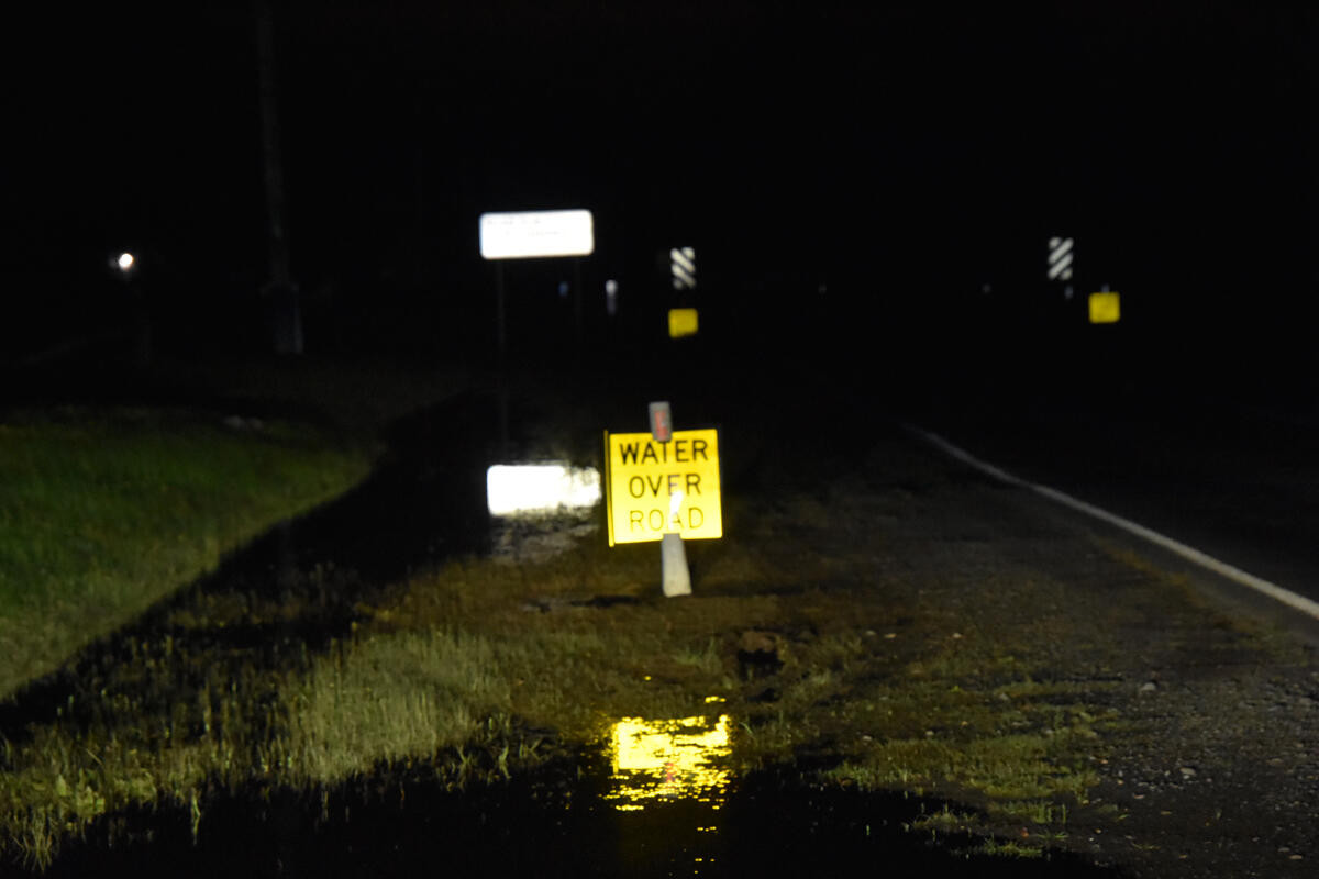 Highway closed, waters rising - feature photo