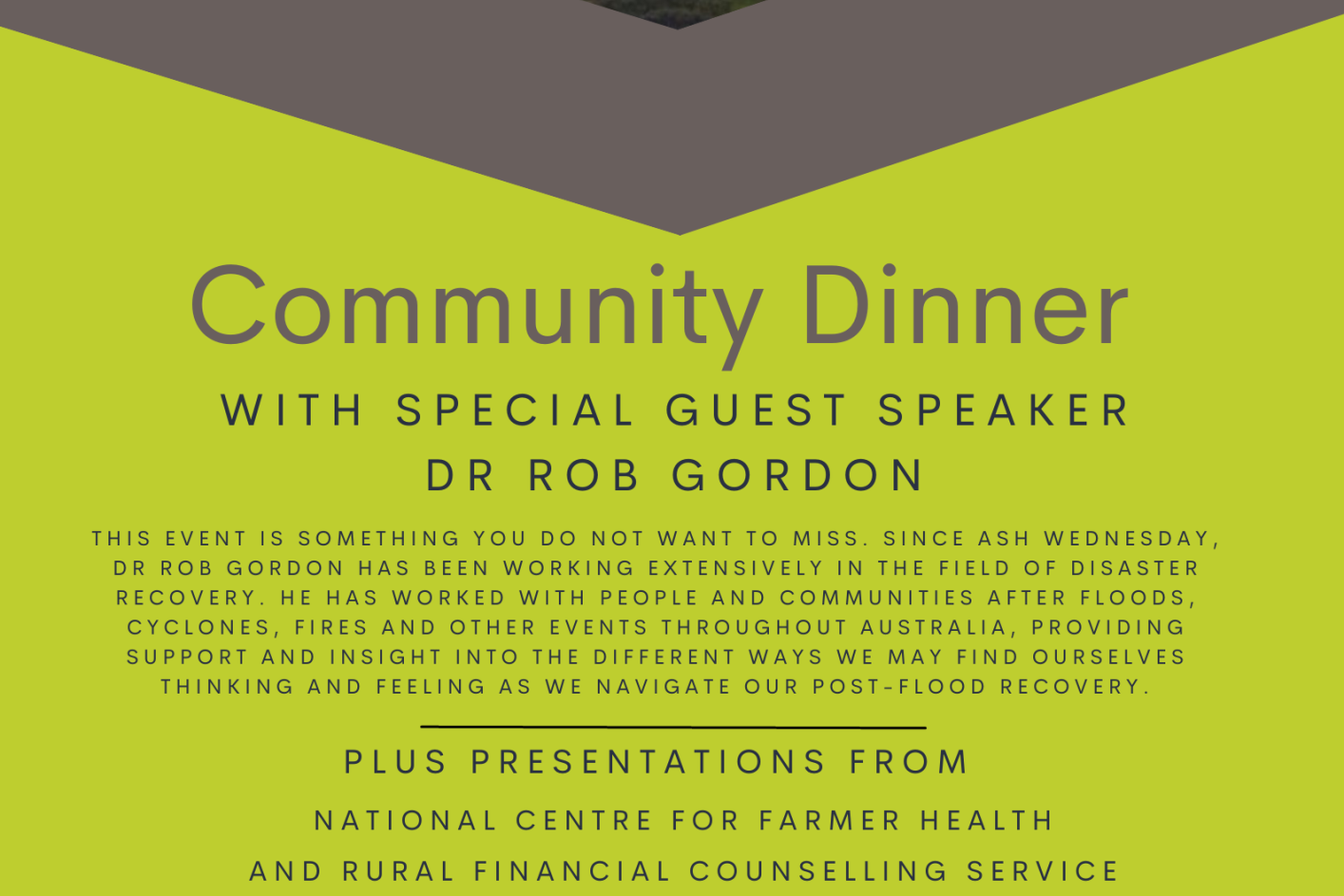 Recovery specialist at dinner - feature photo
