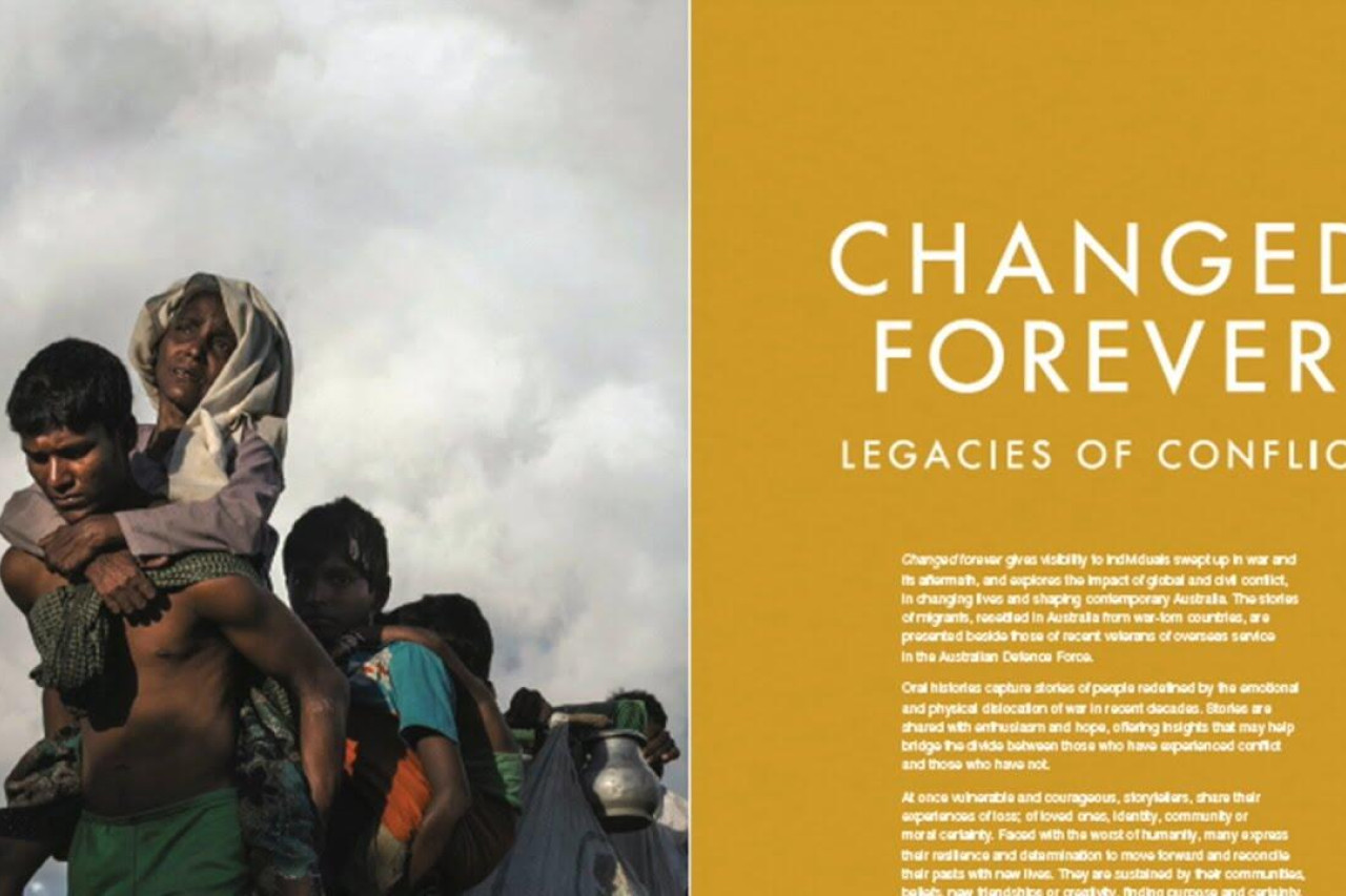 Refugee's exhibition talk - feature photo