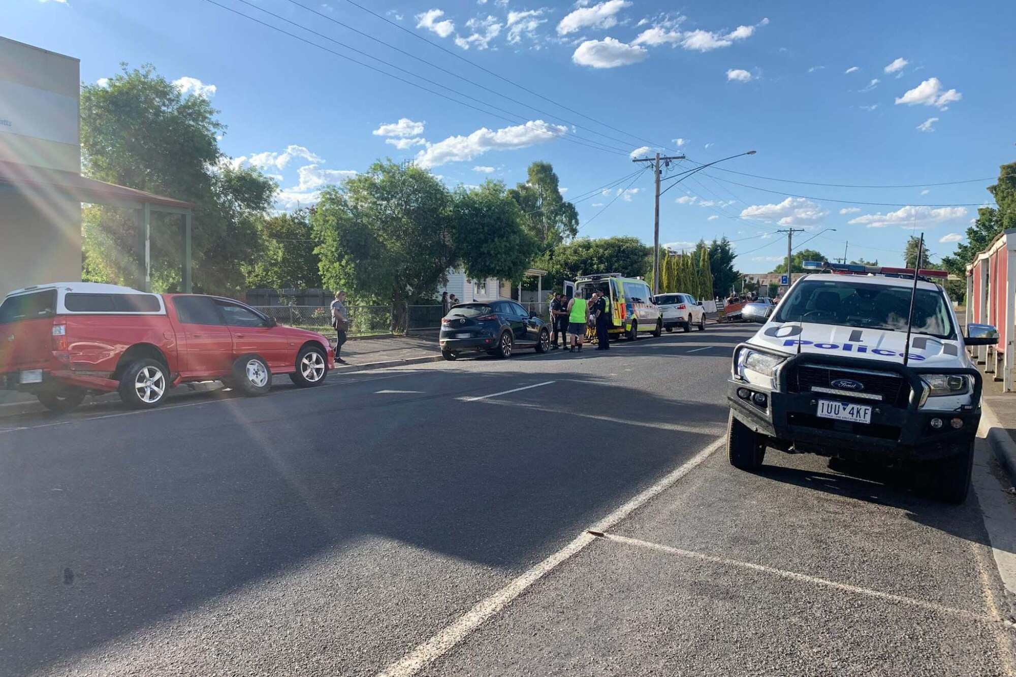 Five car smash in main street - feature photo