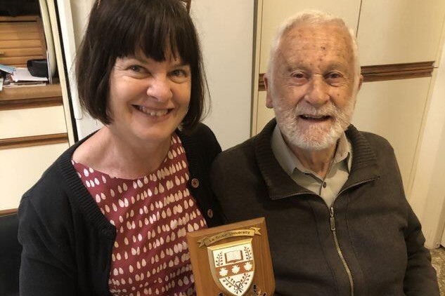 Karen's major history award - feature photo
