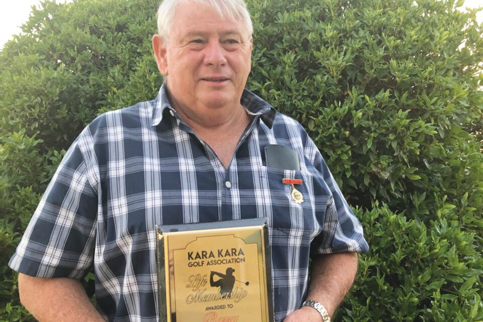 Barry's top honour - feature photo