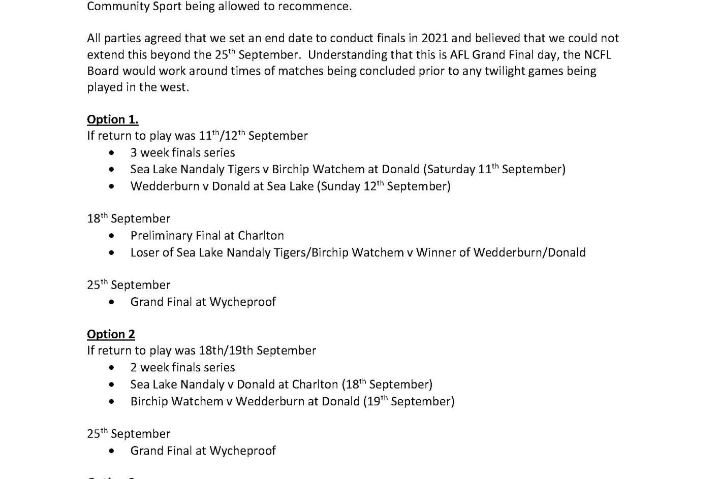 League sets end date - feature photo