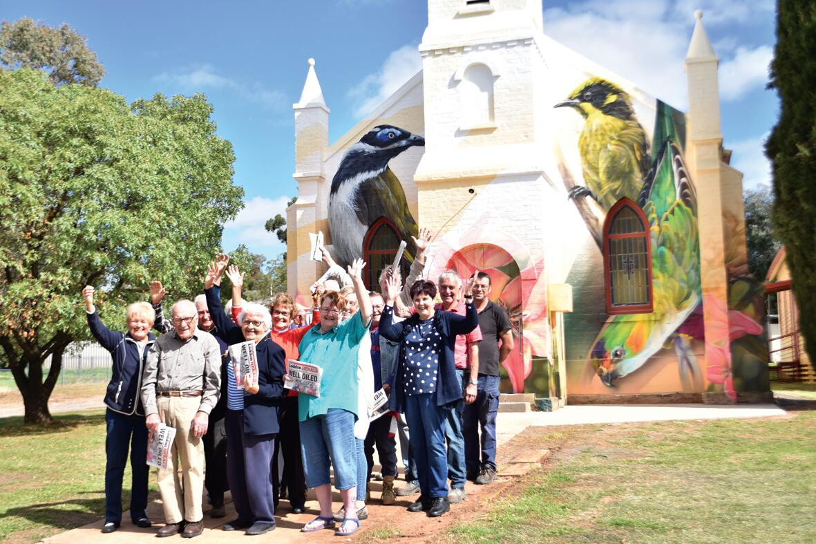 Lighting up bird murals - feature photo