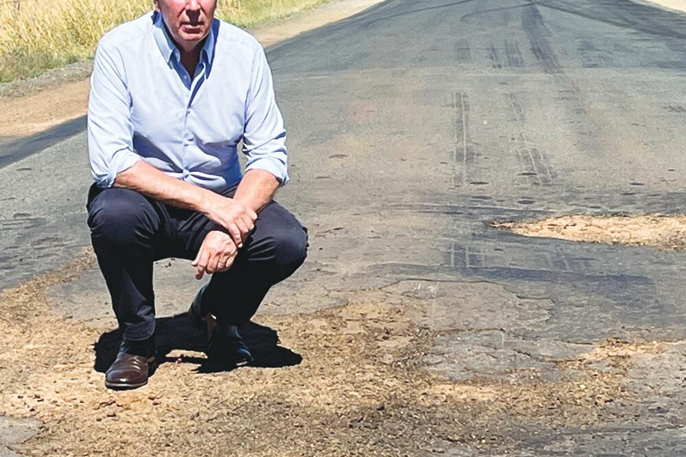 Crumbling roads a risk: Walsh - feature photo