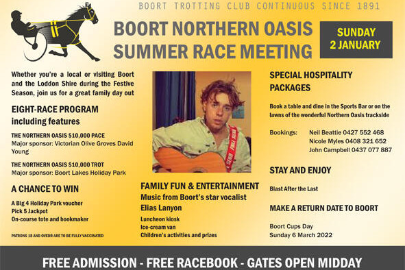 Trots action at Boort - feature photo