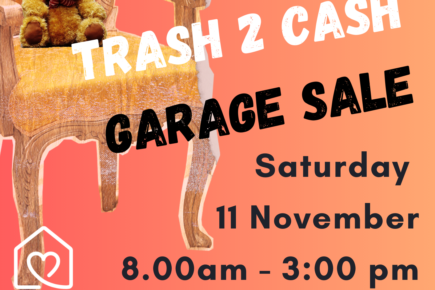 Garage sale for town on November 11 - feature photo