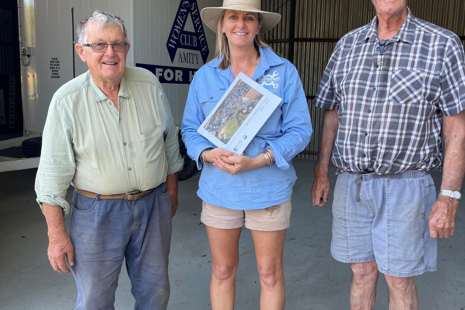 Concrete floors ticks off community shed project - feature photo
