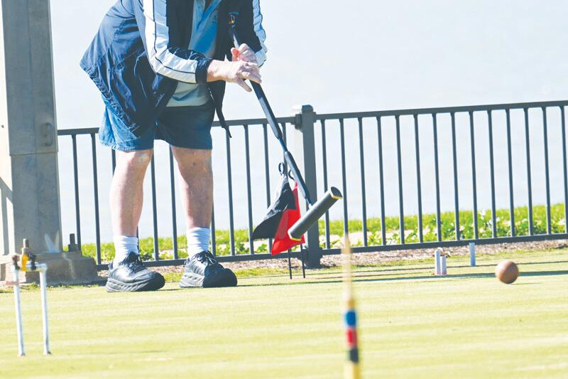 Ian Potter competes at Boort. LH PHOTO