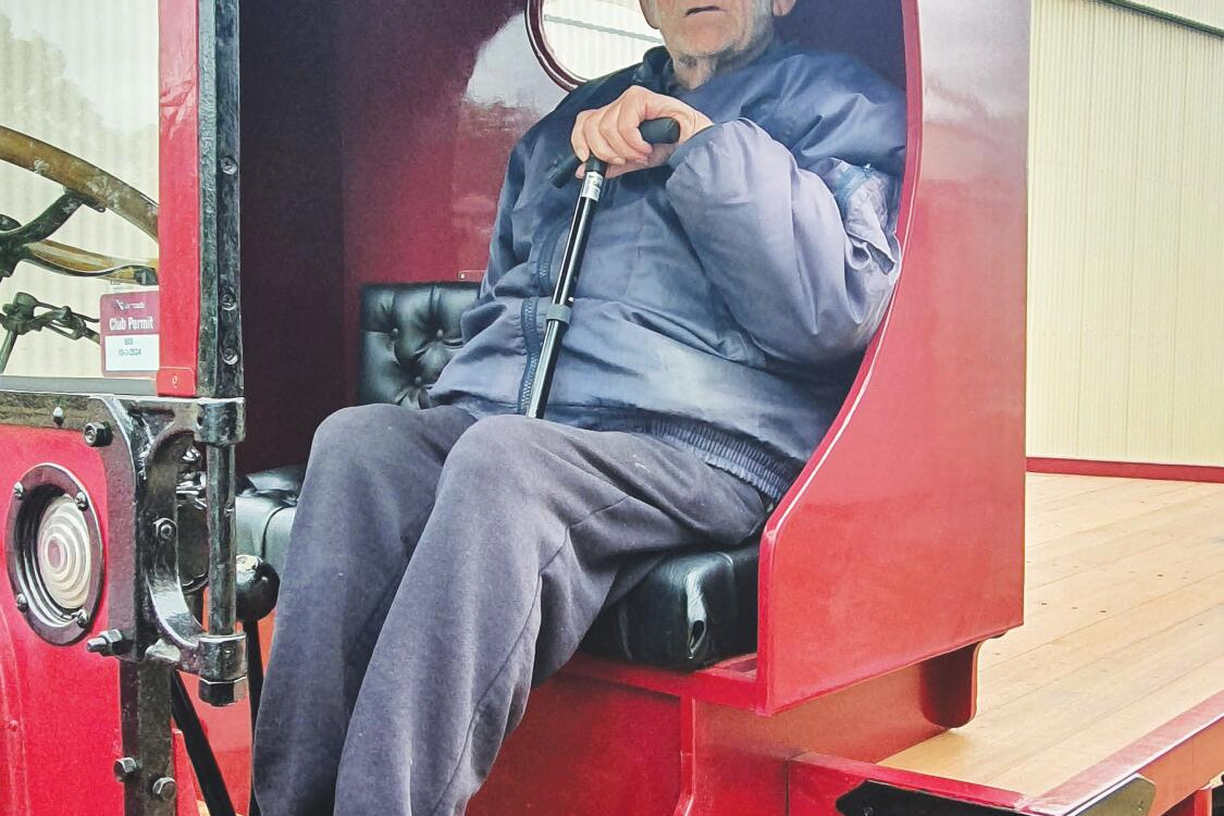 Peter taken for historic birthday ride - feature photo
