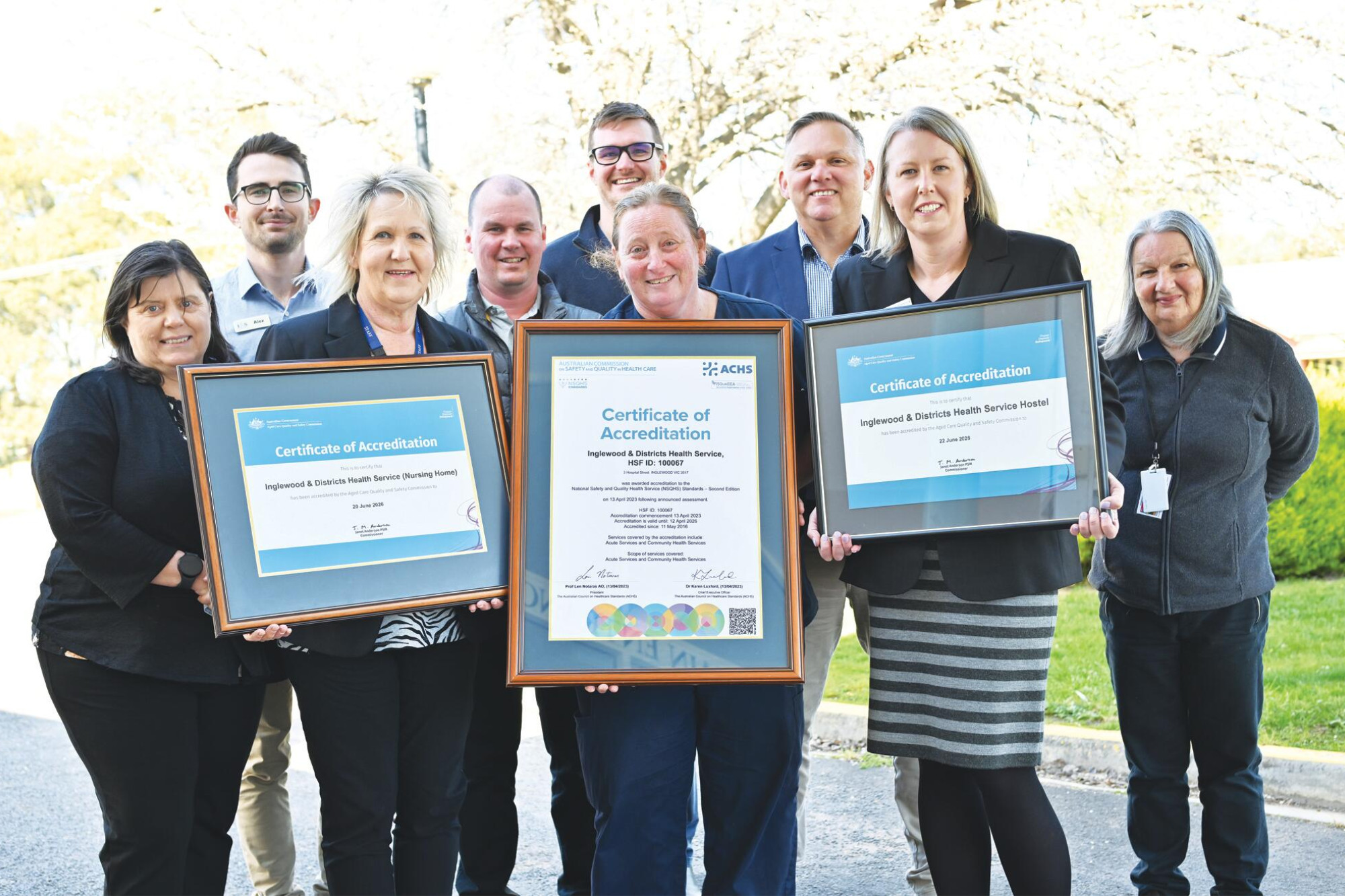 Health service given top accreditation - feature photo