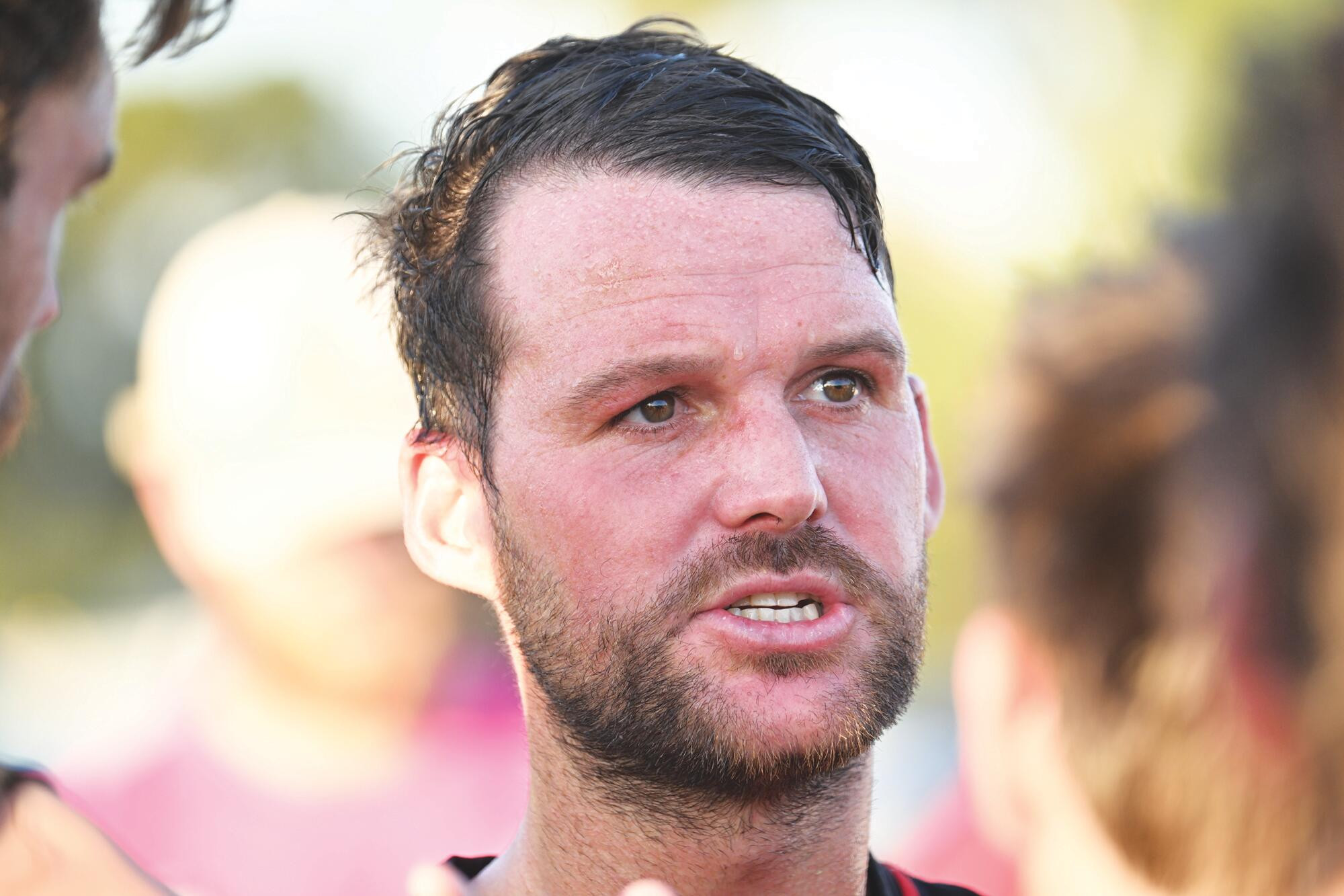 Wedderburn coach Tom Metherell. LH PHOTO