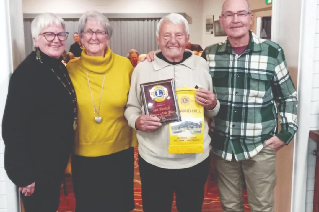 Ian receives Lions community honour - feature photo