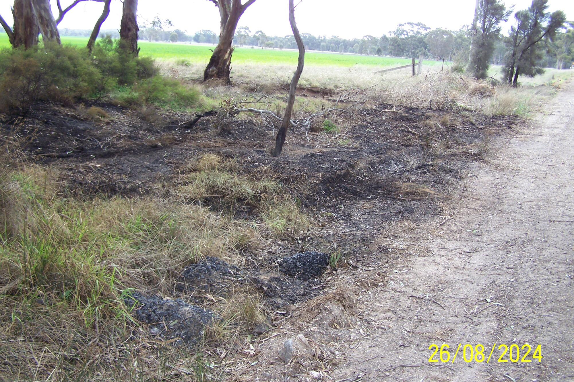 Roadside dumping sparks fire - feature photo