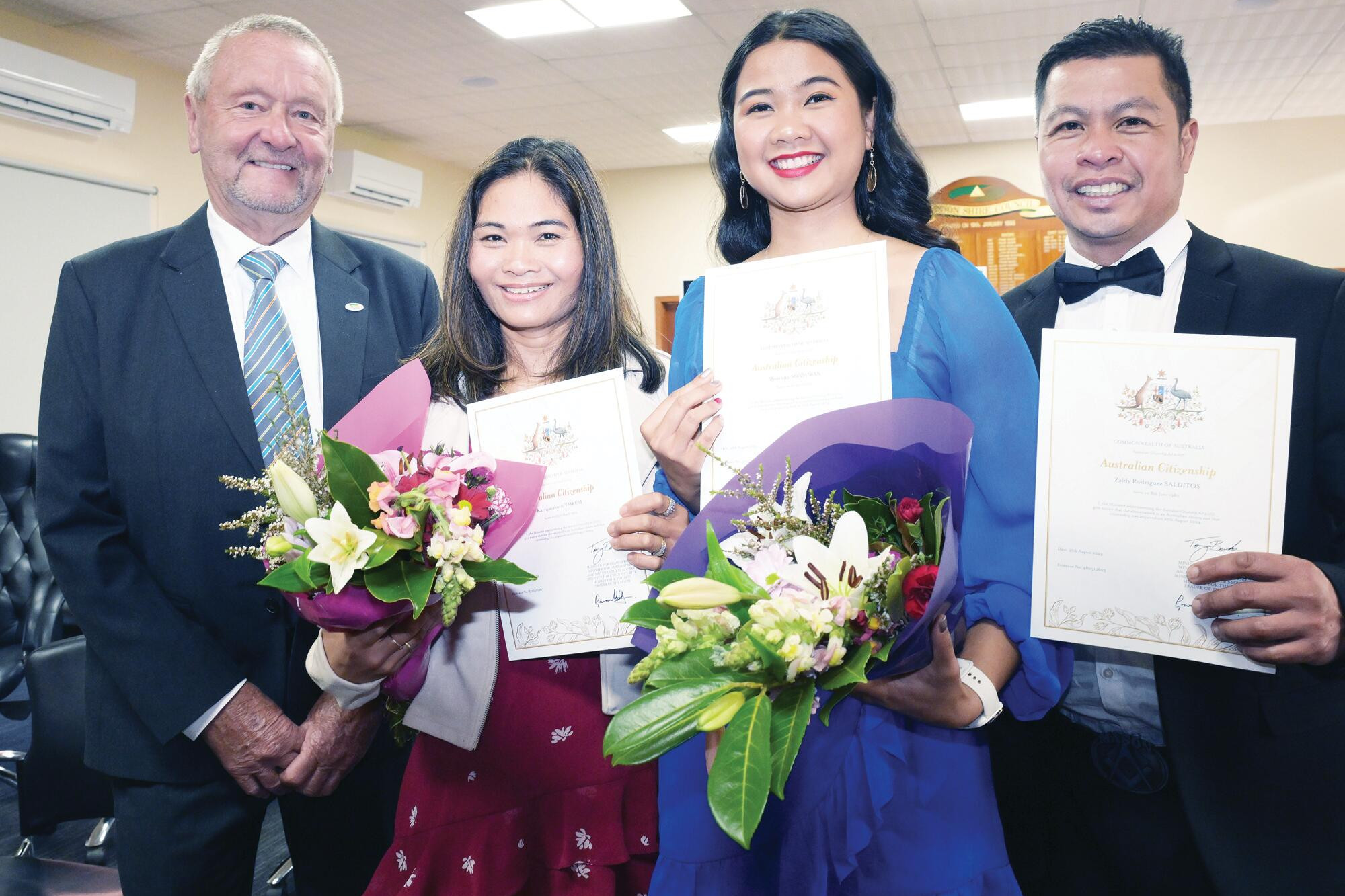 Our three new citizens - feature photo