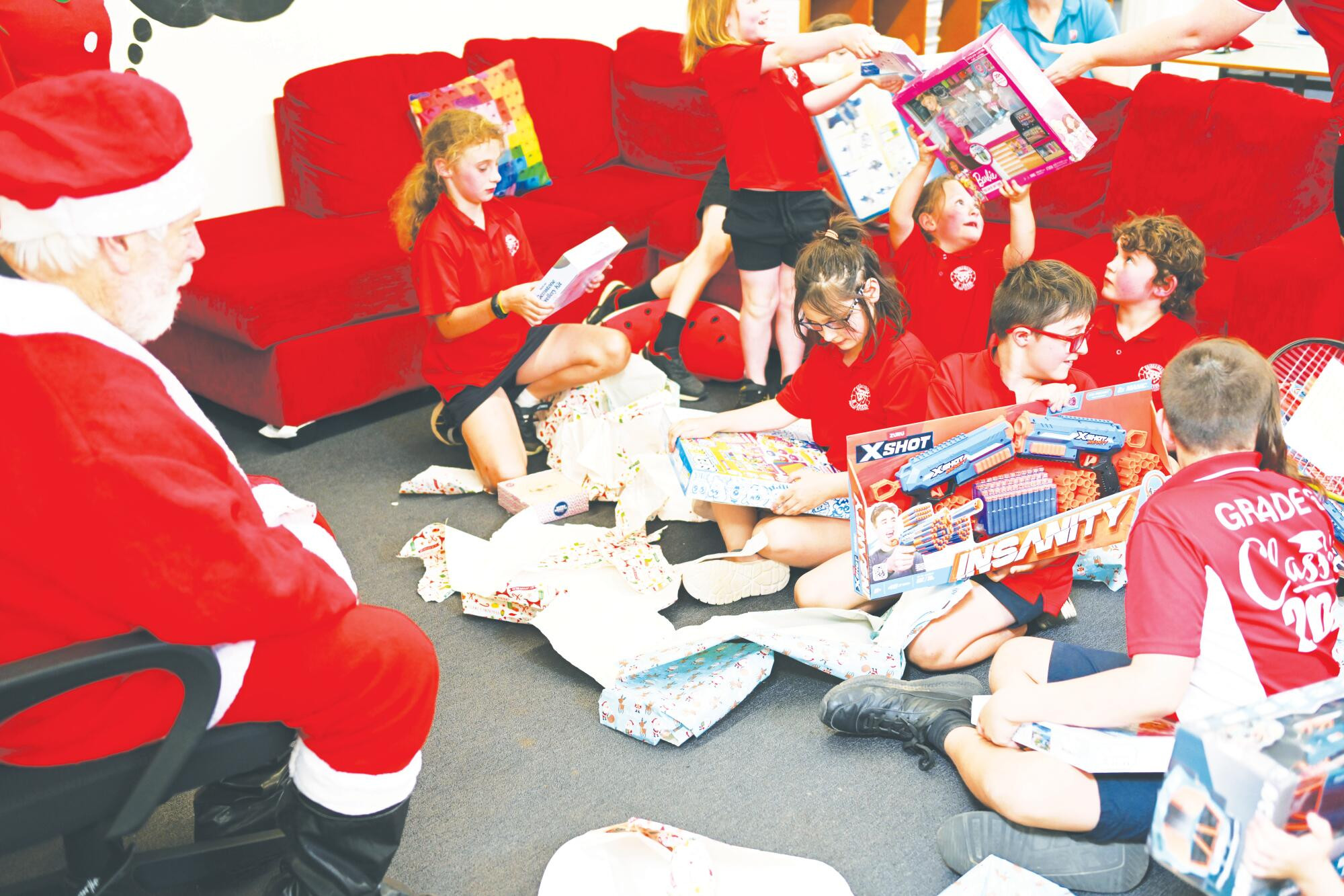 Lions club toy run a big hit with school students - feature photo