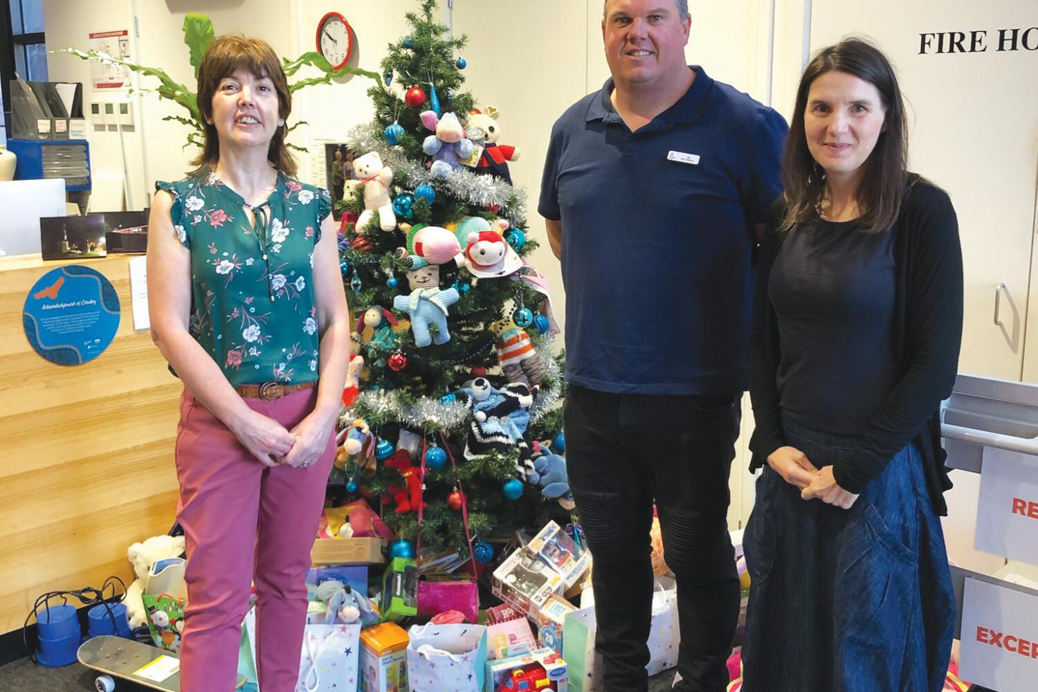 Anglicare’s Bridgitte Aylett, Tim McCormick and Corinne Johnson