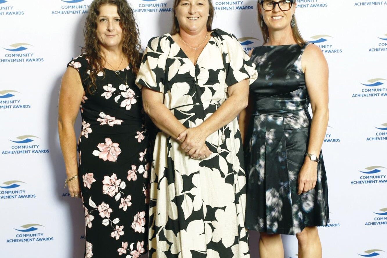 Boort District Health’s Nicole Fuller, Donna Doyle and Kathryn Durie