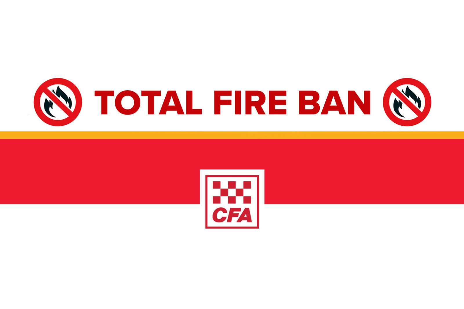 Total fire ban declared for Thursday 22 February - feature photo