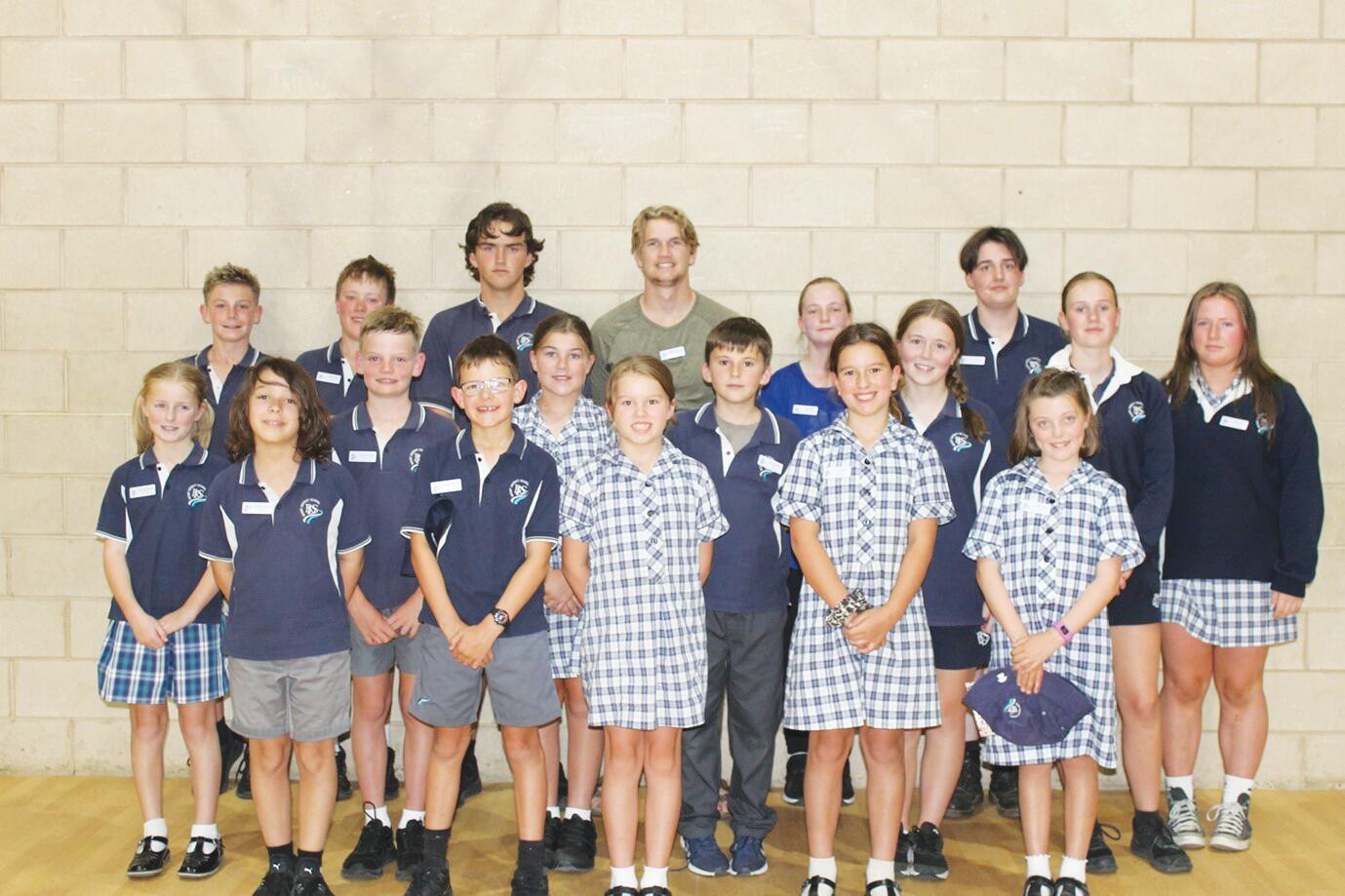 School leaders receive their badges - feature photo