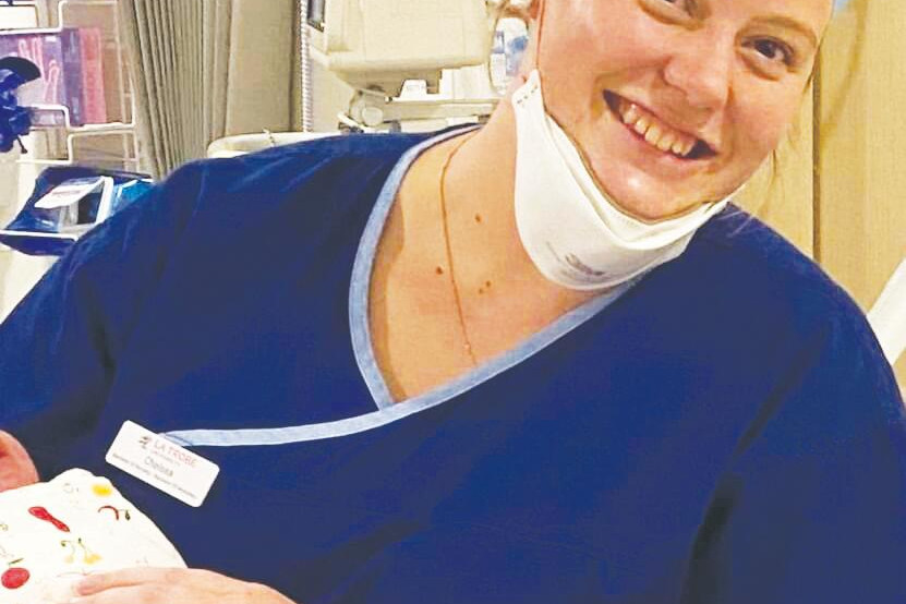 Chelsea named top midwifery student - feature photo
