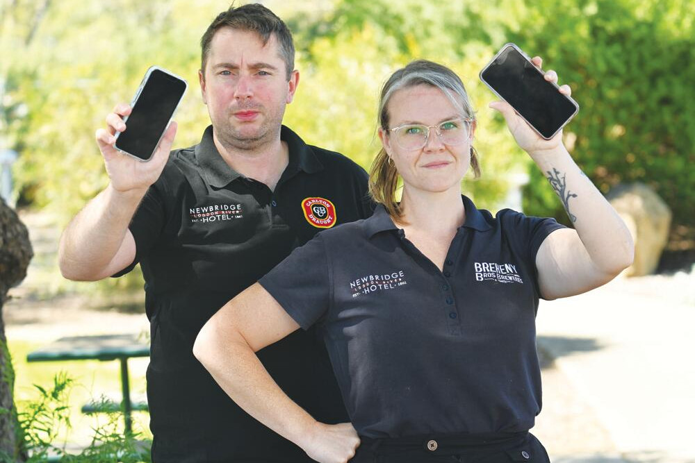 Matt Mizzi and Sarah Davies. LH PHOTO