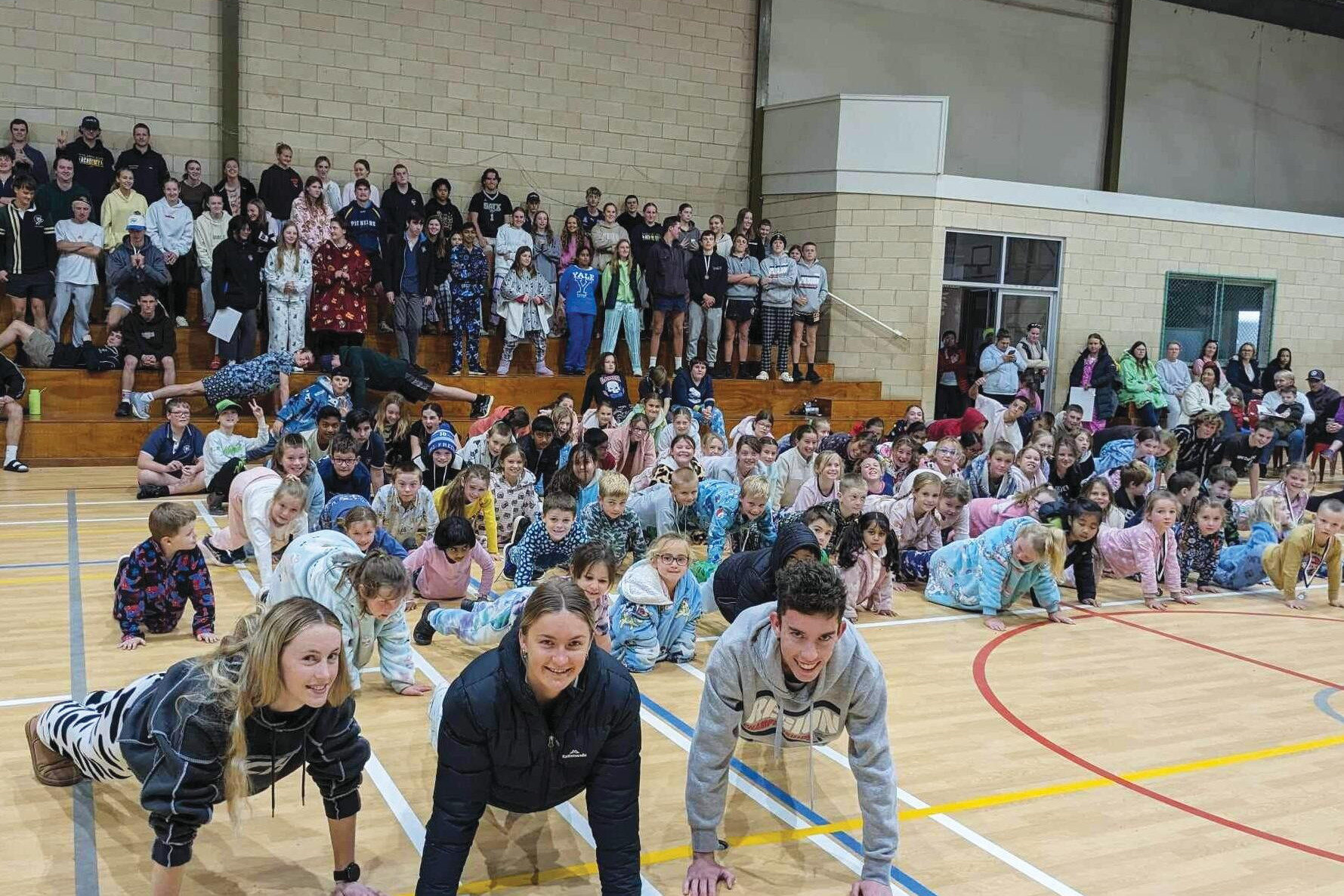 135,000 push-ups tell message - feature photo