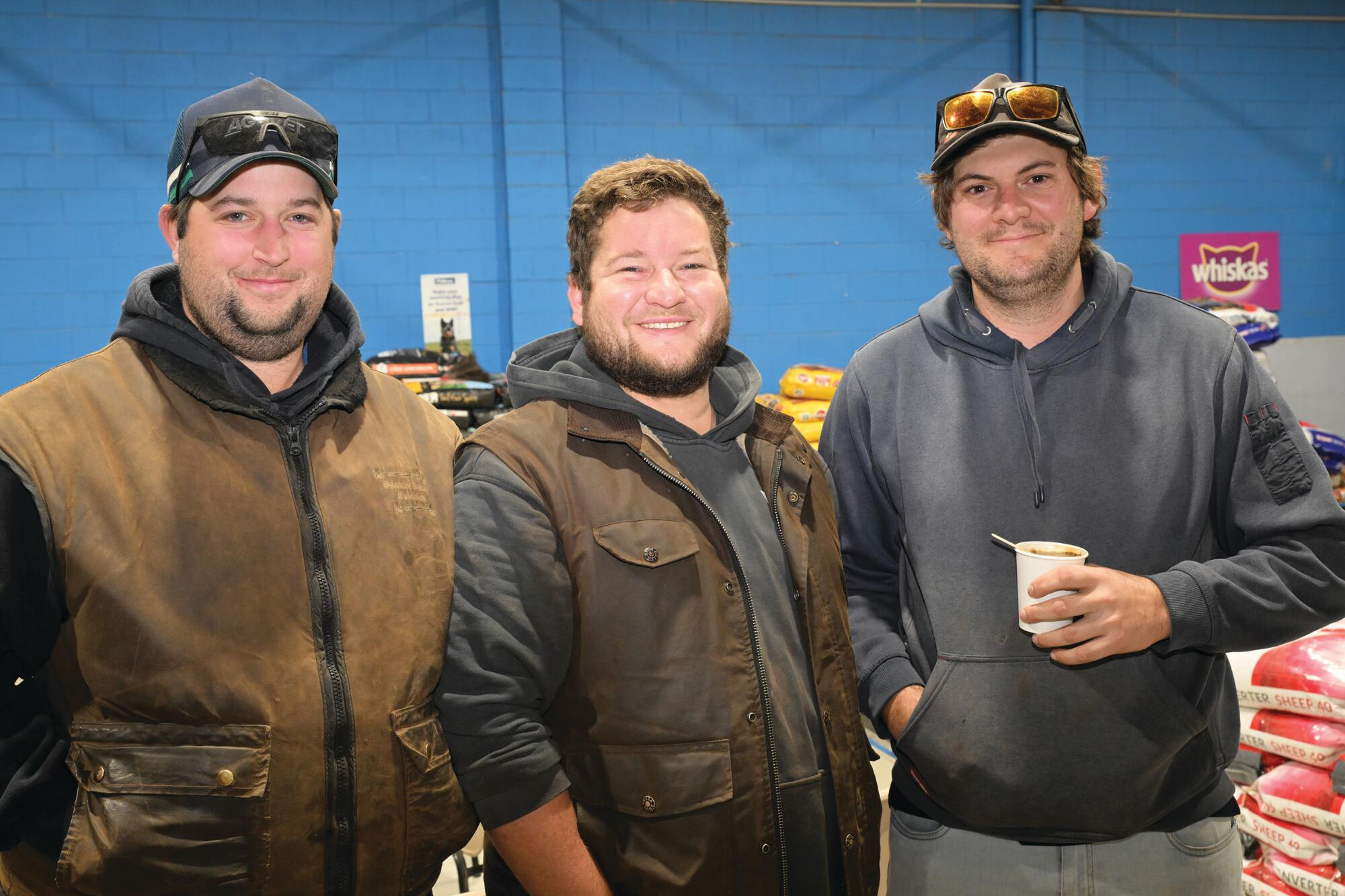 Thomas Johns, Adam Turnbull and Corey Bowen