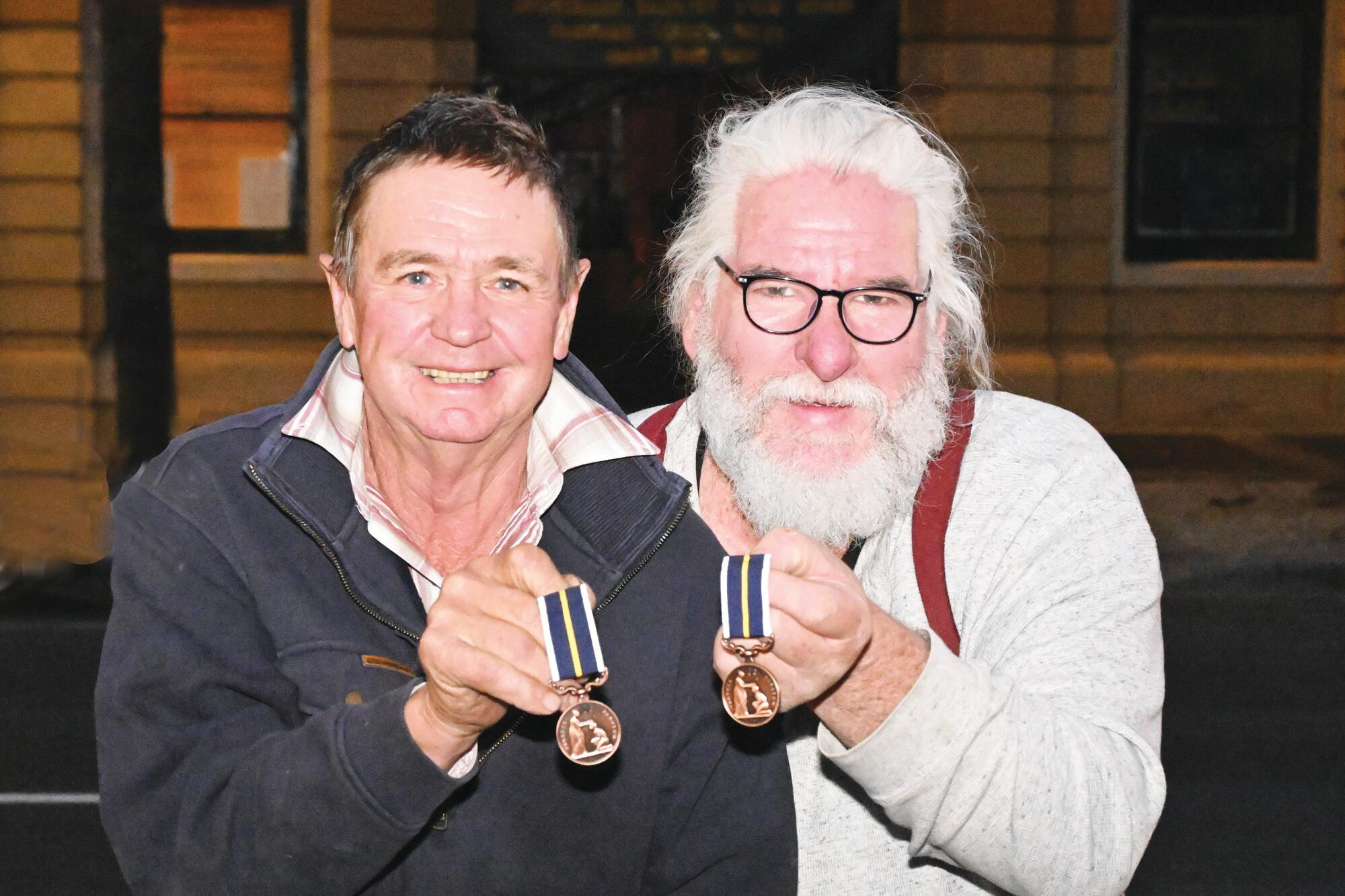 Local heroes: Medal pair first to help - feature photo