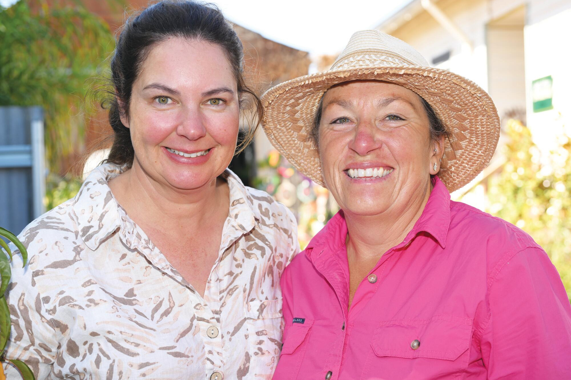 Bridgewater Nursery’s Bianca Rothacker and Lisa Poole had a busy weekend welcoming customers for the fourth birthday sale. LH PHOTO