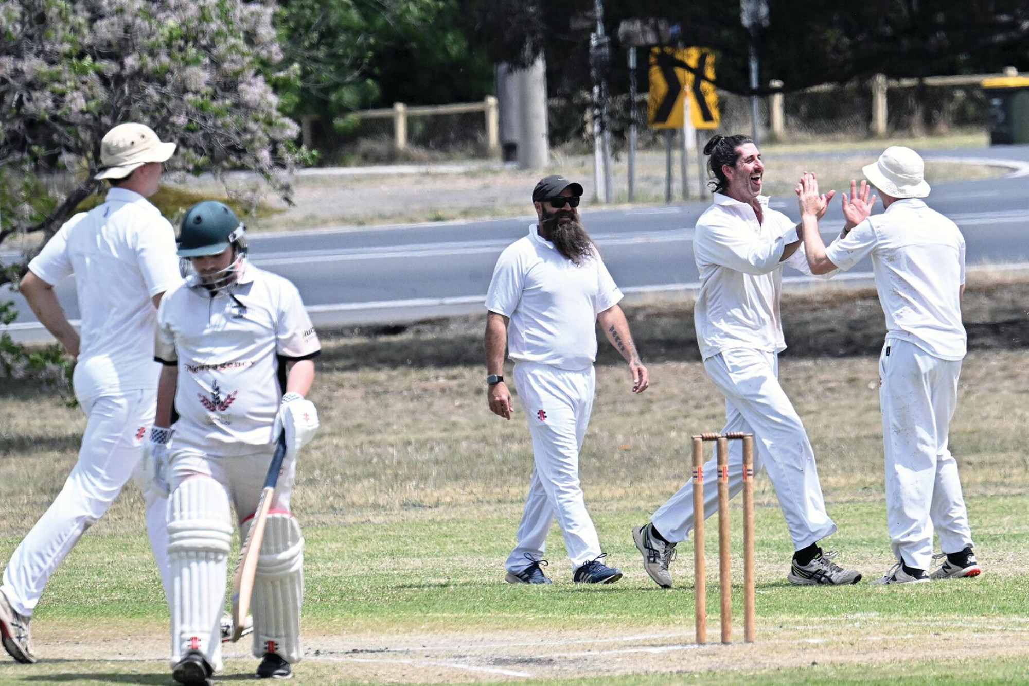 Postle bowls a mean six overs - feature photo