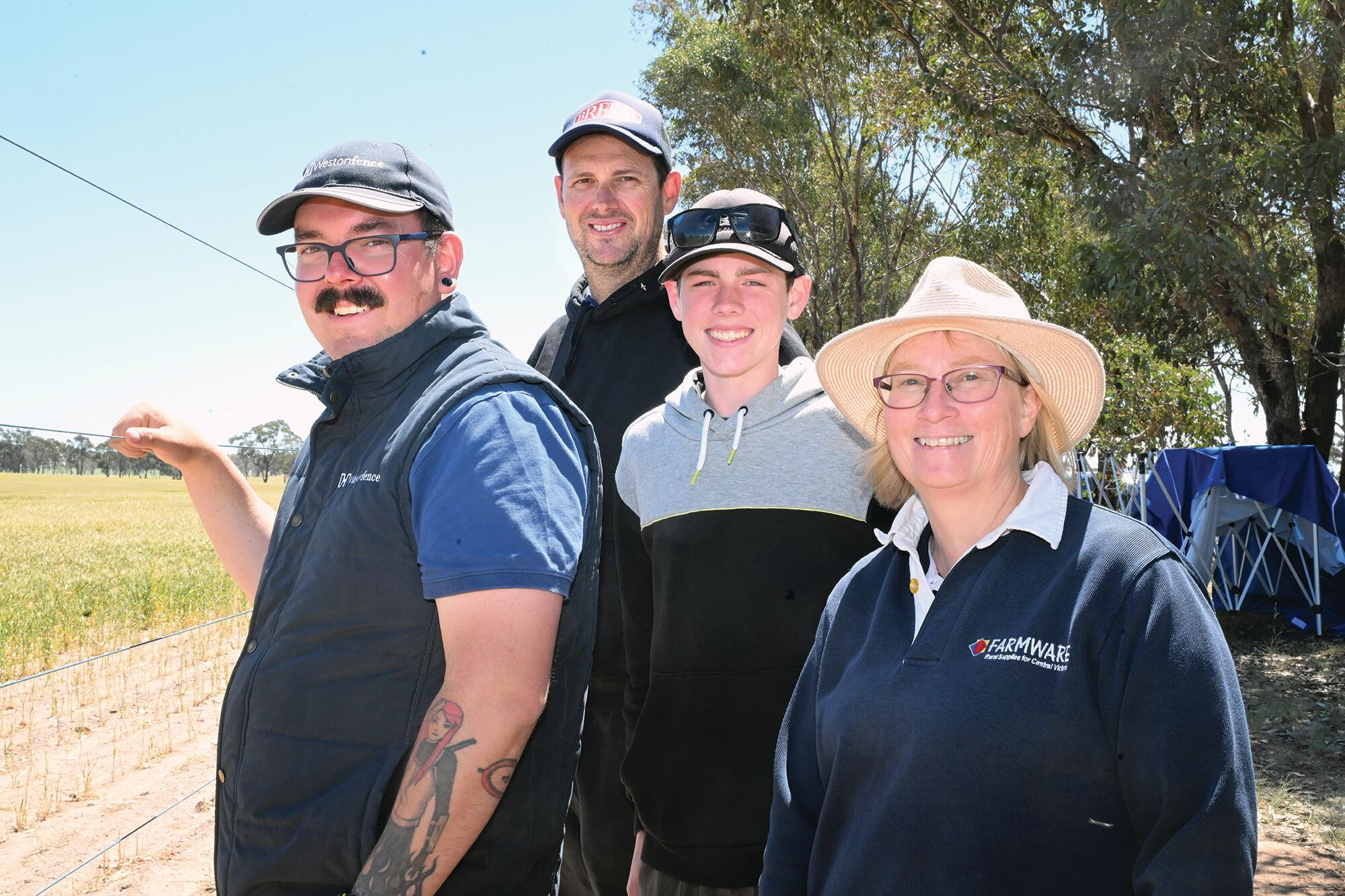 Recycled posts taking on pesky roos - feature photo