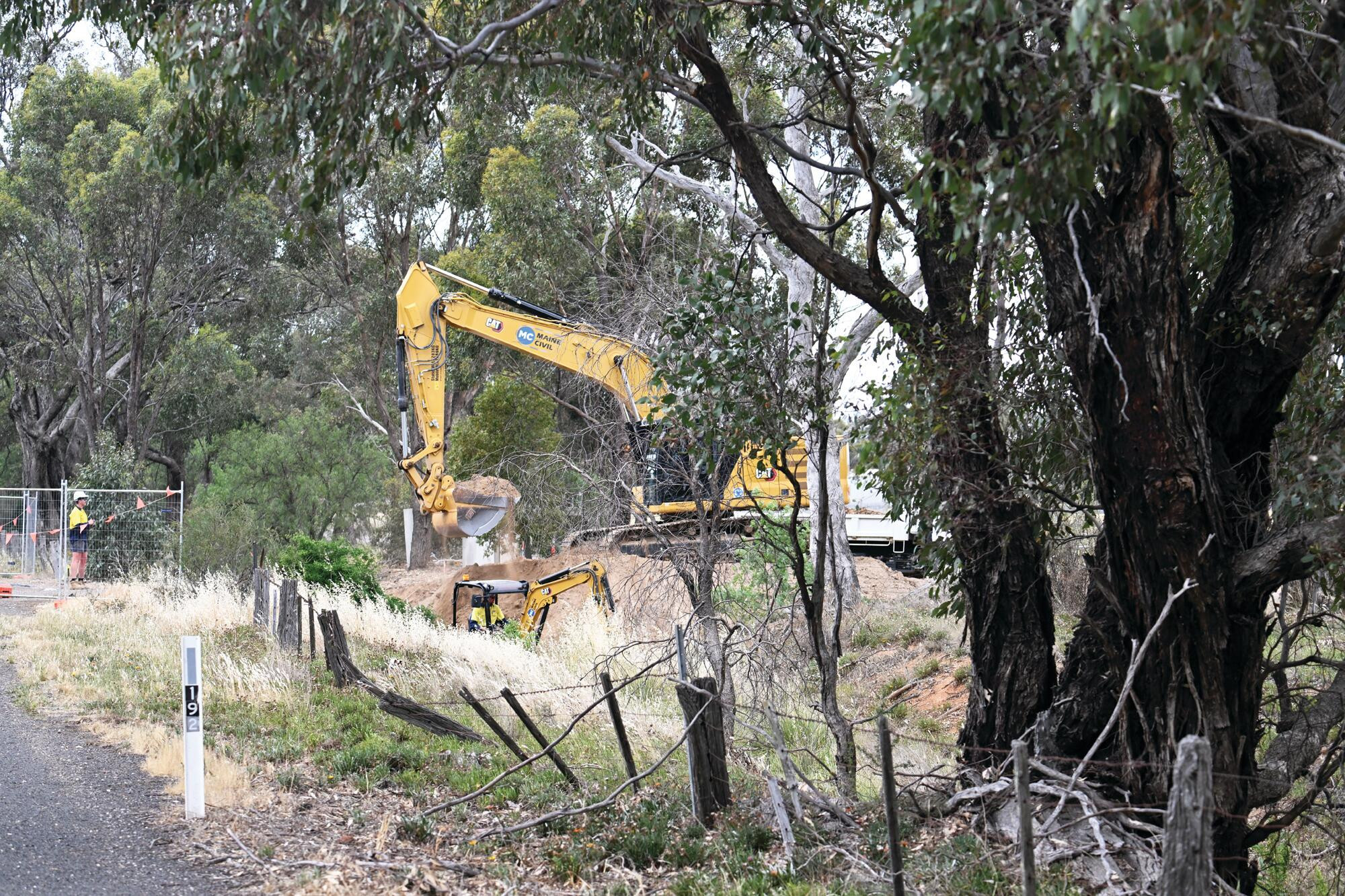 Crews dig in on new bridge - feature photo