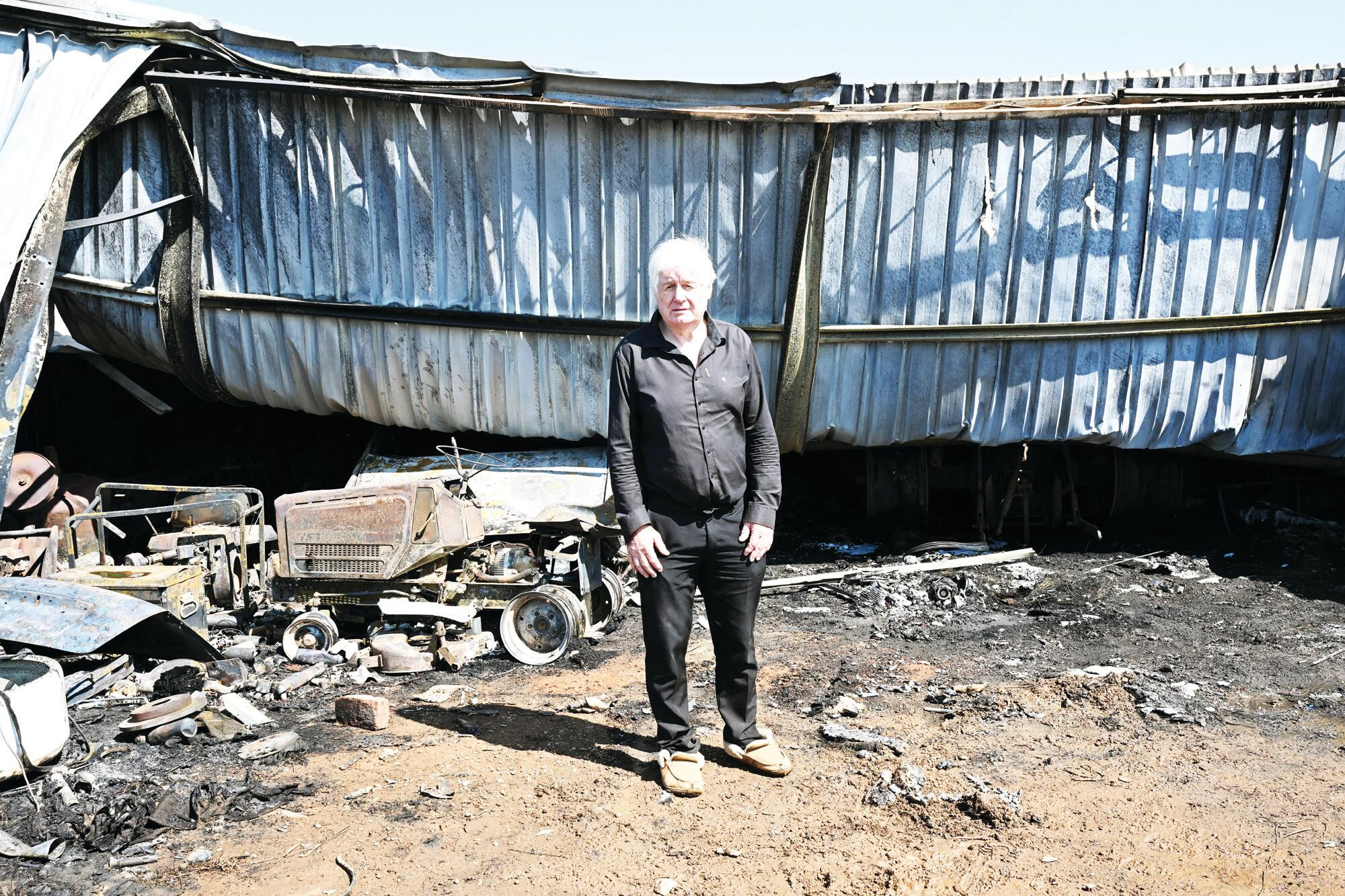 Heirloom tractor lost in shed fire - feature photo