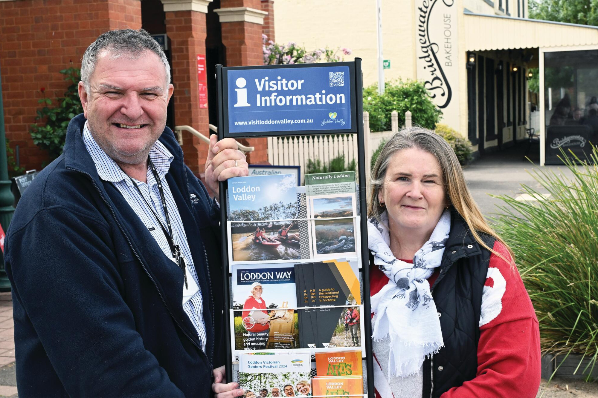 James Roberts and Kylie Hetherton in Bridgewater