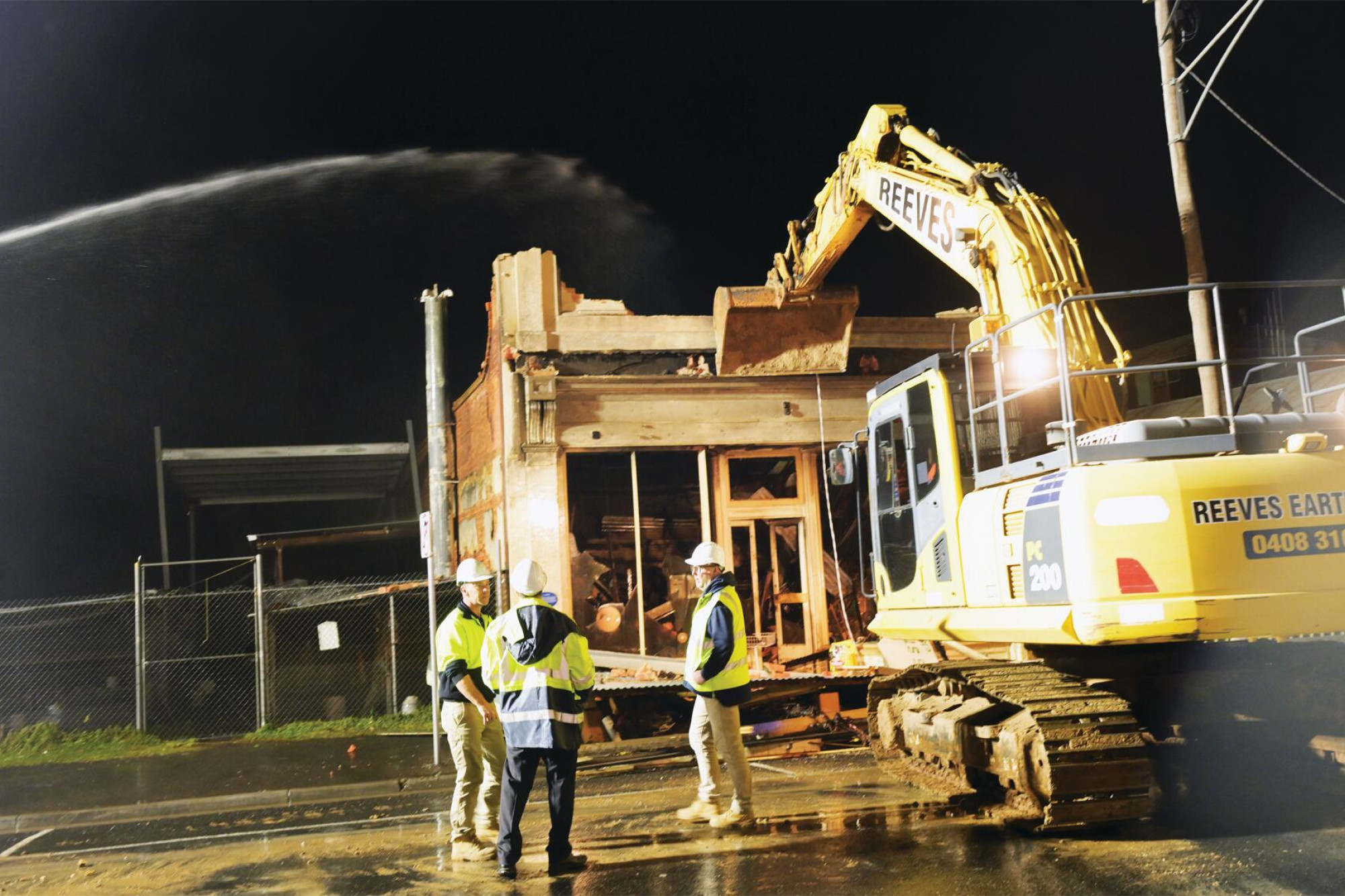 Handy hall crew had 'demolition ticket' - feature photo