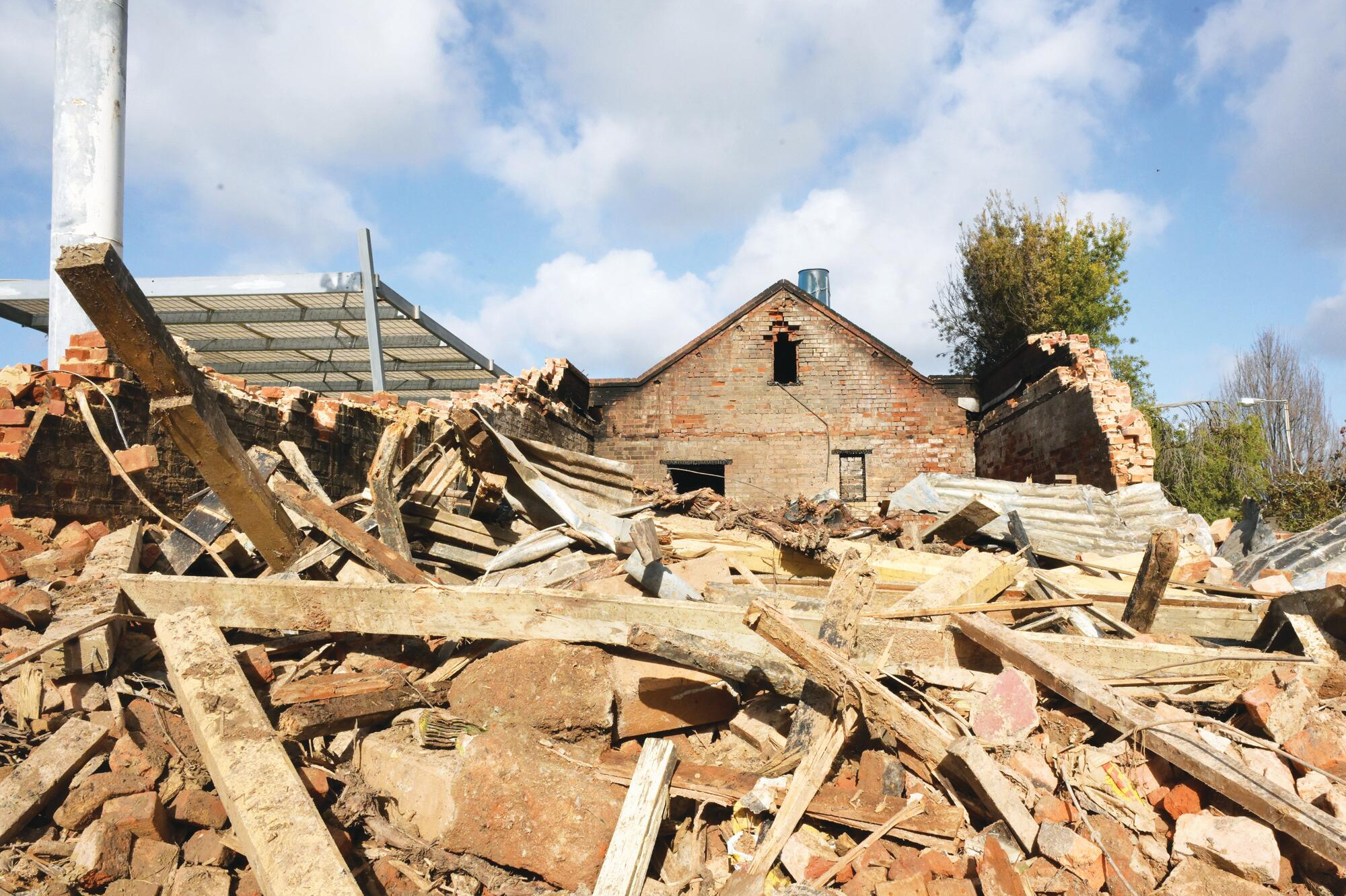 Talks with owner on fire clean-up - feature photo