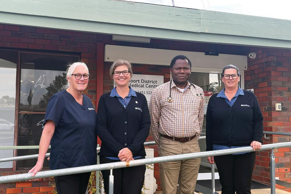 Town doctor signs on for another five years - feature photo