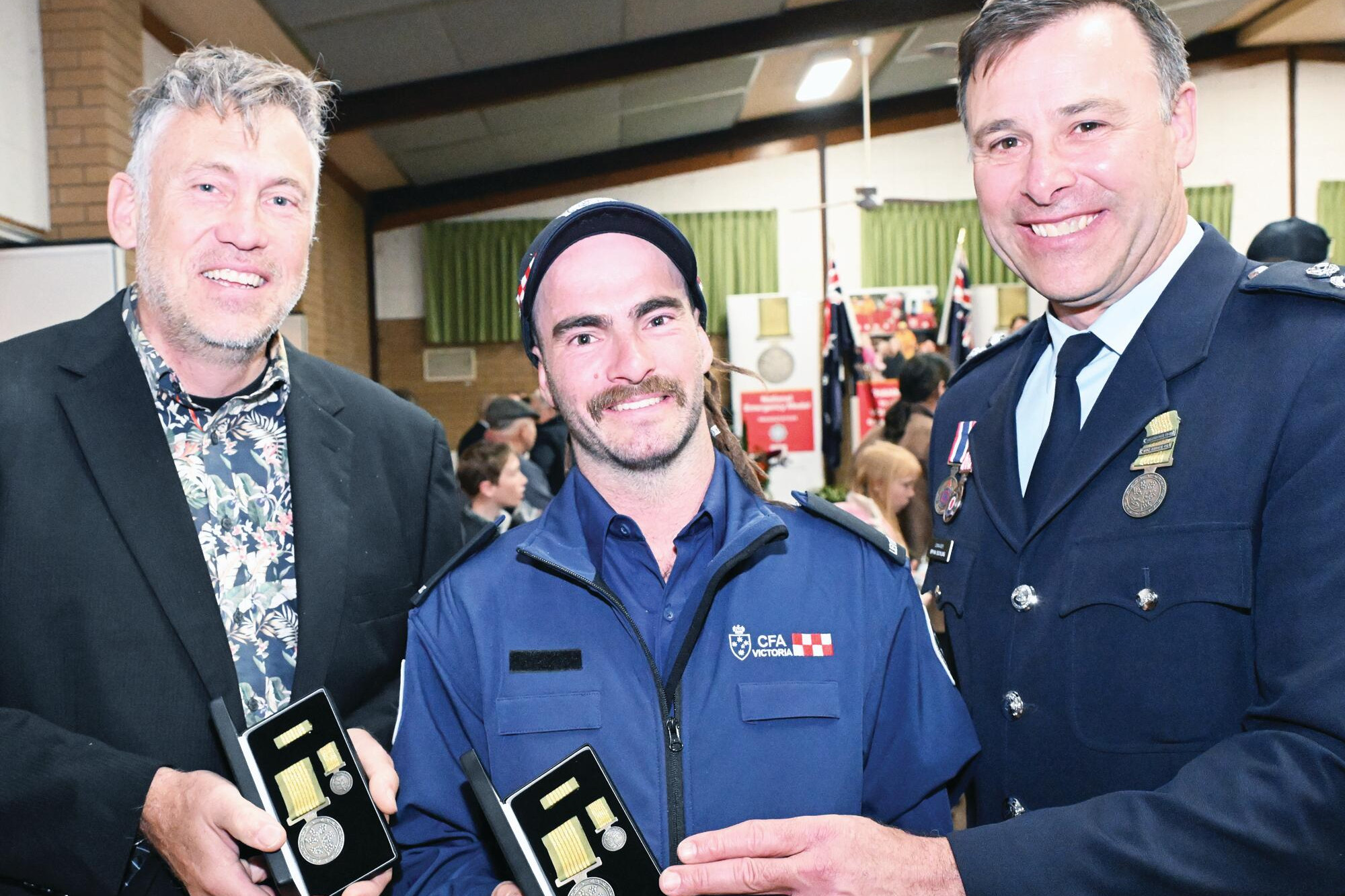 Firies recognised with medals and praise - feature photo