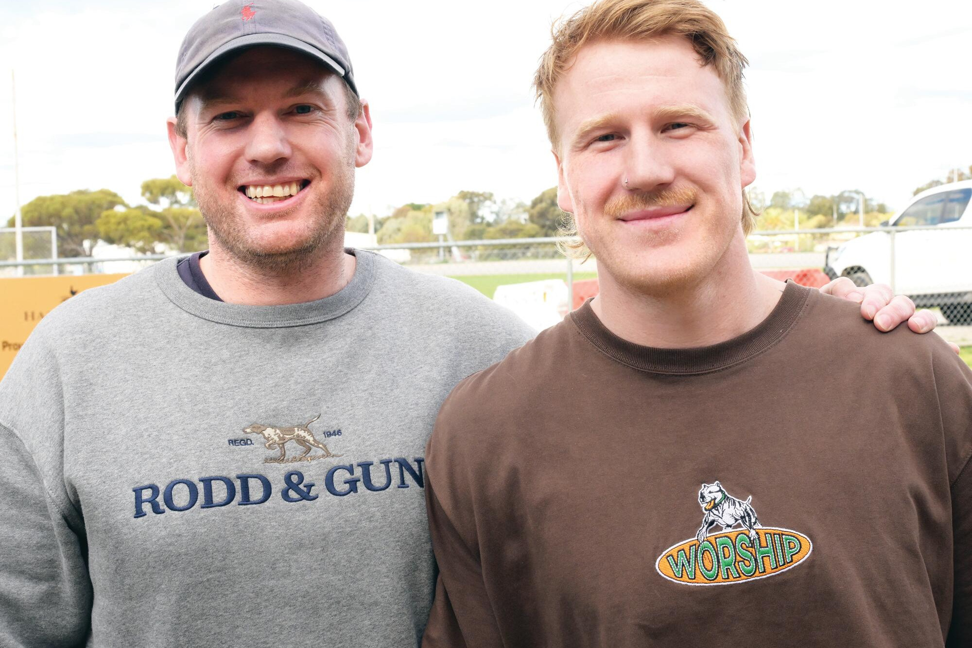 Boort’s then coaching team of Dale Cameron and Jhye Baddeley-Kelly. JBK is now off to Pyramid Hill. Cameron has been replaced by Andrew Rutley for 2026