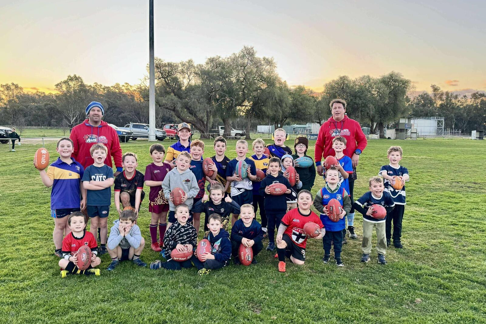 Auskick coaches Will Hook and Jayden Gladman last week wrapped up a successful Auskick season for the Bears Lagoon Serpentine club.