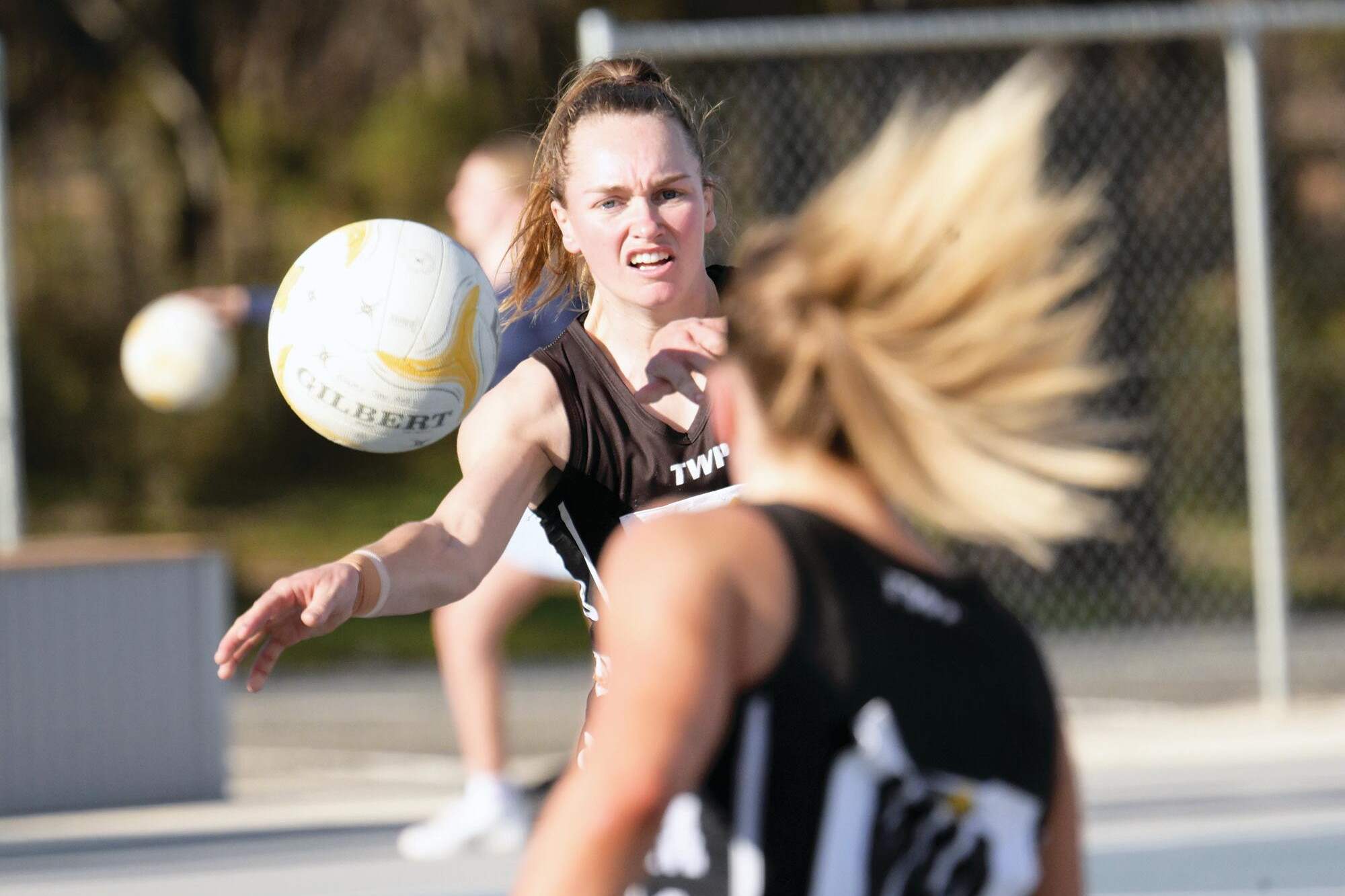 Boort’s Carly Isaac in action against St Arnaud on Saturday. LH PHOTO
